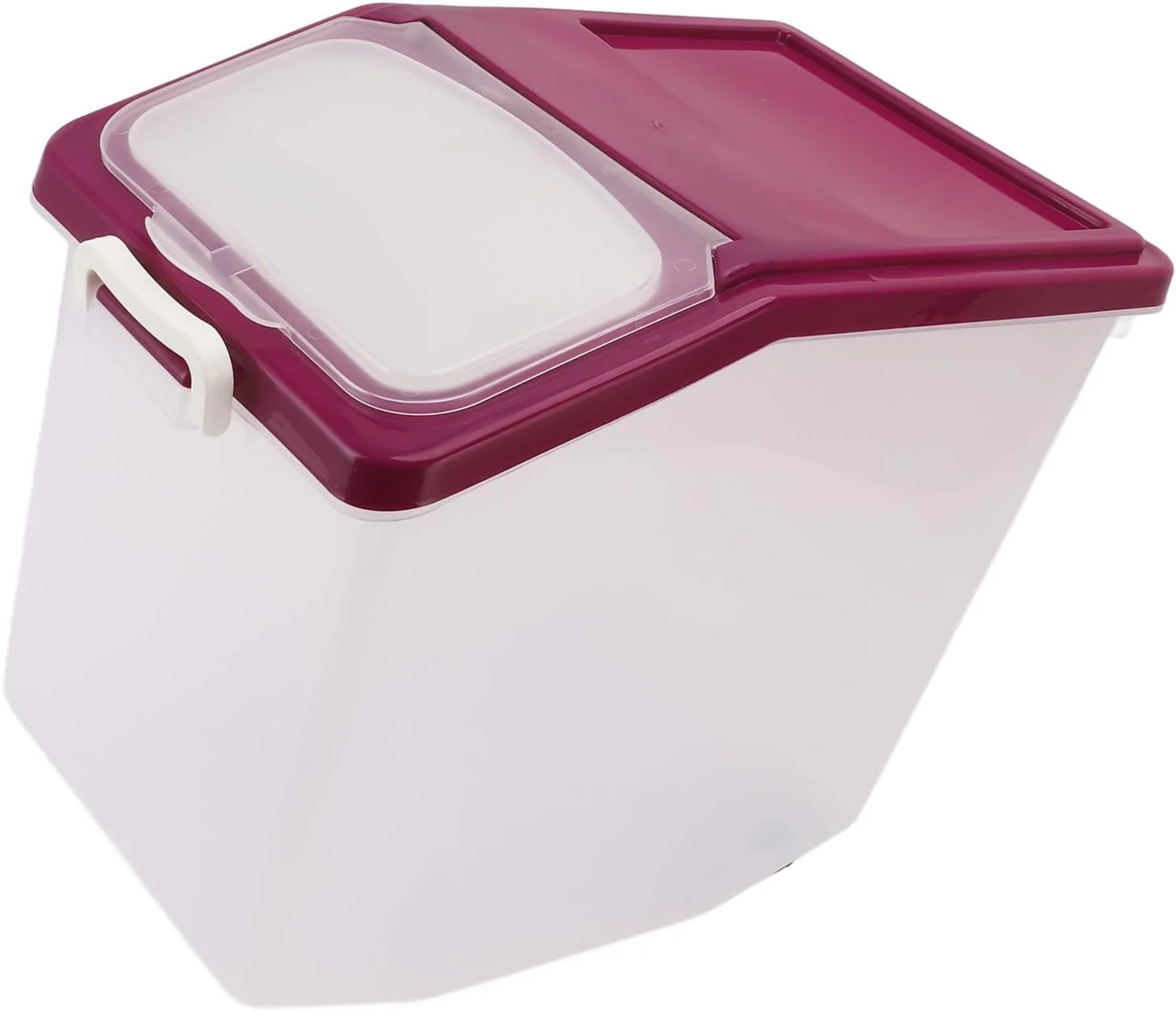 ظرف برنج PP مهر و موم شده شفاف، مخزن ذخیره سازی آرد برنج با پیمانه برای آشپزخانه، غلات، غذای خشک و غذای حیوانات خانگی ظرف برنج PP مهر و موم شده شفاف، مخزن ذخیره سازی آرد برنج با پیمانه برای آشپزخانه، غلات، غذای خشک و غذای حیوانات خانگی