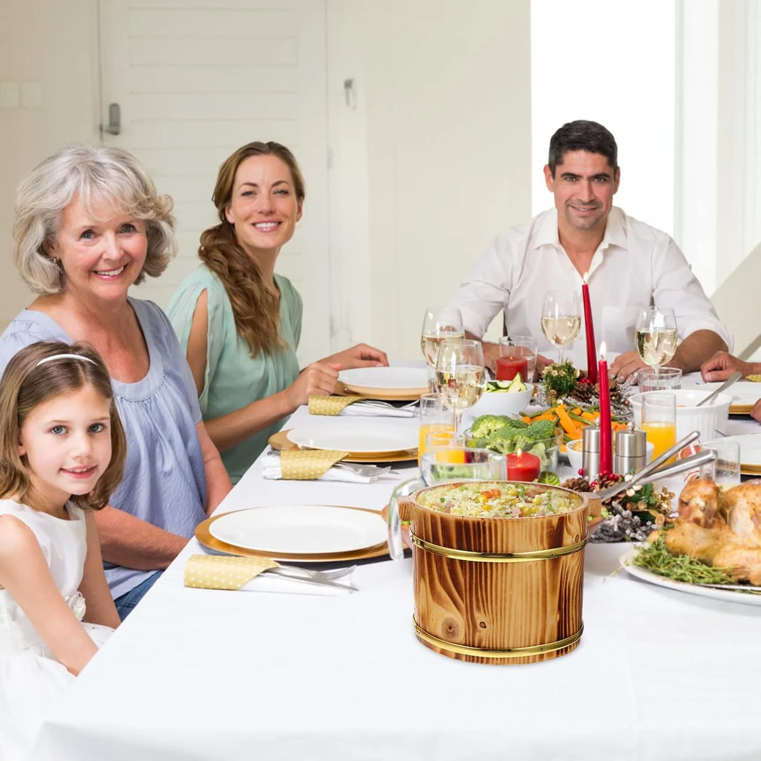 ظرف برنج MNDEAN، سبد بخارپز، کاسه چوبی سوشی، هانگیری، ظرف مخلوط کردن برنج سوشی، سطل چوبی نگهداری برنج سوشی ژاپنی برای خانه، رستوران، ظرف برنج، سبد بخارپز ظرف برنج MNDEAN، سبد بخارپز، کاسه چوبی سوشی، هانگیری، ظرف مخلوط کردن برنج سوشی، سطل چوبی نگهداری برنج سوشی ژاپنی برای خانه، رستوران، ظرف برنج، سبد بخارپز