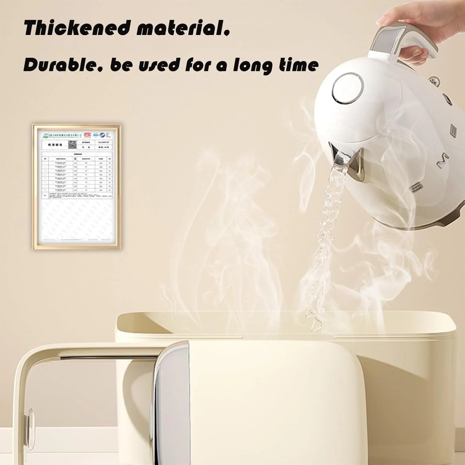 ظرف نگهداری برنج 5 کیلوگرمی، مخزن برنج با درب و پیمانه اندازه گیری، ظروف نگهداری غلات غذایی، ظروف نگهداری حبوبات، سطل پخش کننده غلات ضد رطوبت برای آشپزخانه، مناسب برای سویا، ذرت و جو دوسر ظرف نگهداری برنج 5 کیلوگرمی، مخزن برنج با درب و پیمانه اندازه گیری، ظروف نگهداری غلات غذایی، ظروف نگهداری حبوبات، سطل پخش کننده غلات ضد رطوبت برای آشپزخانه، مناسب برای سویا، ذرت و جو دوسر