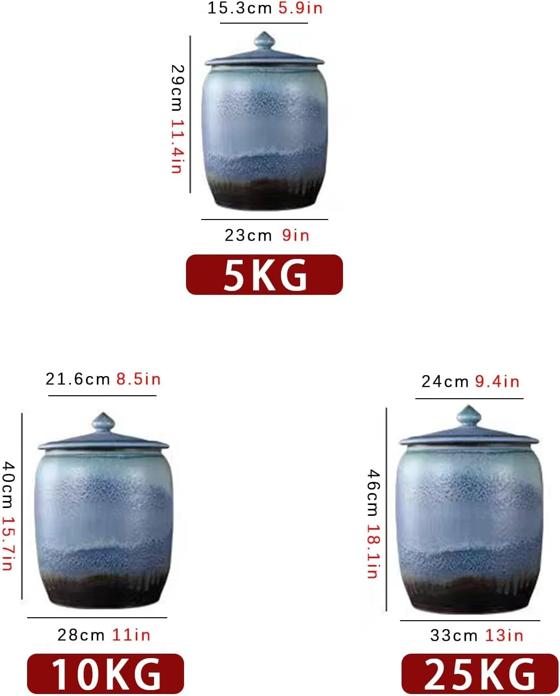 ظرف برنج، سطل برنج سرامیکی، ظرف نگهداری برنج با درب محکم، شیشه نگهداری مواد غذایی، ظرف نگهداری مواد غذایی برای آب نبات، کلوچه، آرد، برنج، غلات (10 کیلوگرم) ظرف برنج، سطل برنج سرامیکی، ظرف نگهداری برنج با درب محکم، شیشه نگهداری مواد غذایی، ظرف نگهداری مواد غذایی برای آب نبات، کلوچه، آرد، برنج، غلات (10 کیلوگرم)