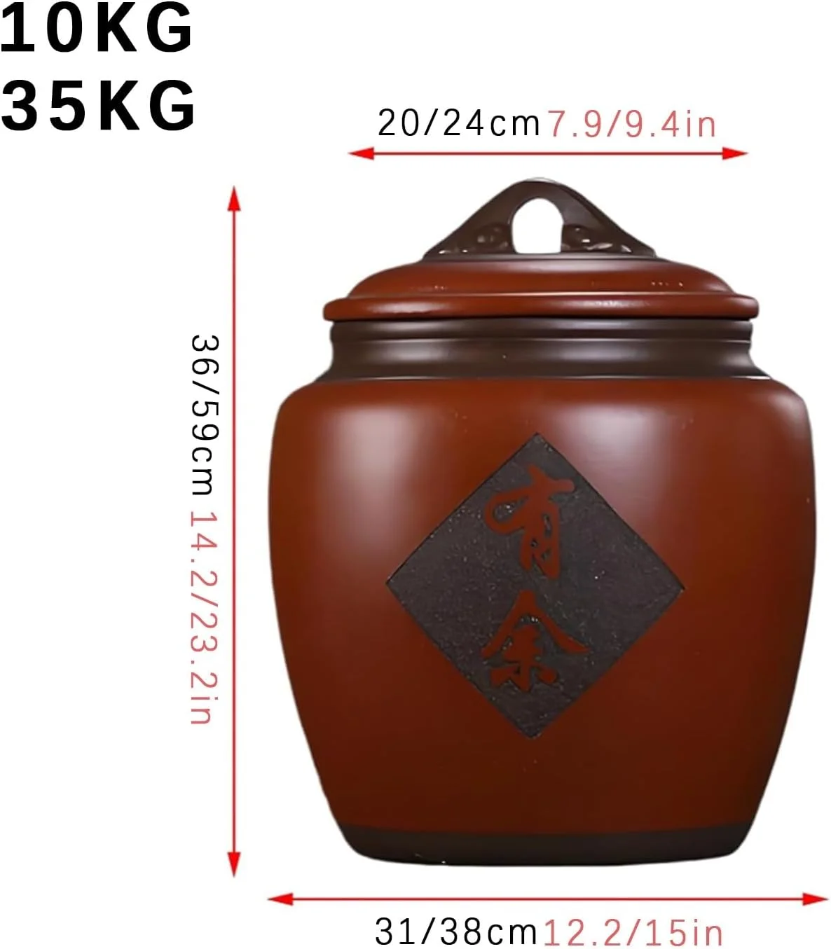 ظرف برنج، سطل برنج سرامیکی با درب، شیشه نگهداری مواد غذایی، استوانه برنج سرامیکی، ظرف نگهداری برنج، برای آشپزخانه، اتاق نشیمن (آبی، 10 کیلوگرم) ظرف برنج، سطل برنج سرامیکی با درب، شیشه نگهداری مواد غذایی، استوانه برنج سرامیکی، ظرف نگهداری برنج، برای آشپزخانه، اتاق نشیمن (آبی، 10 کیلوگرم)