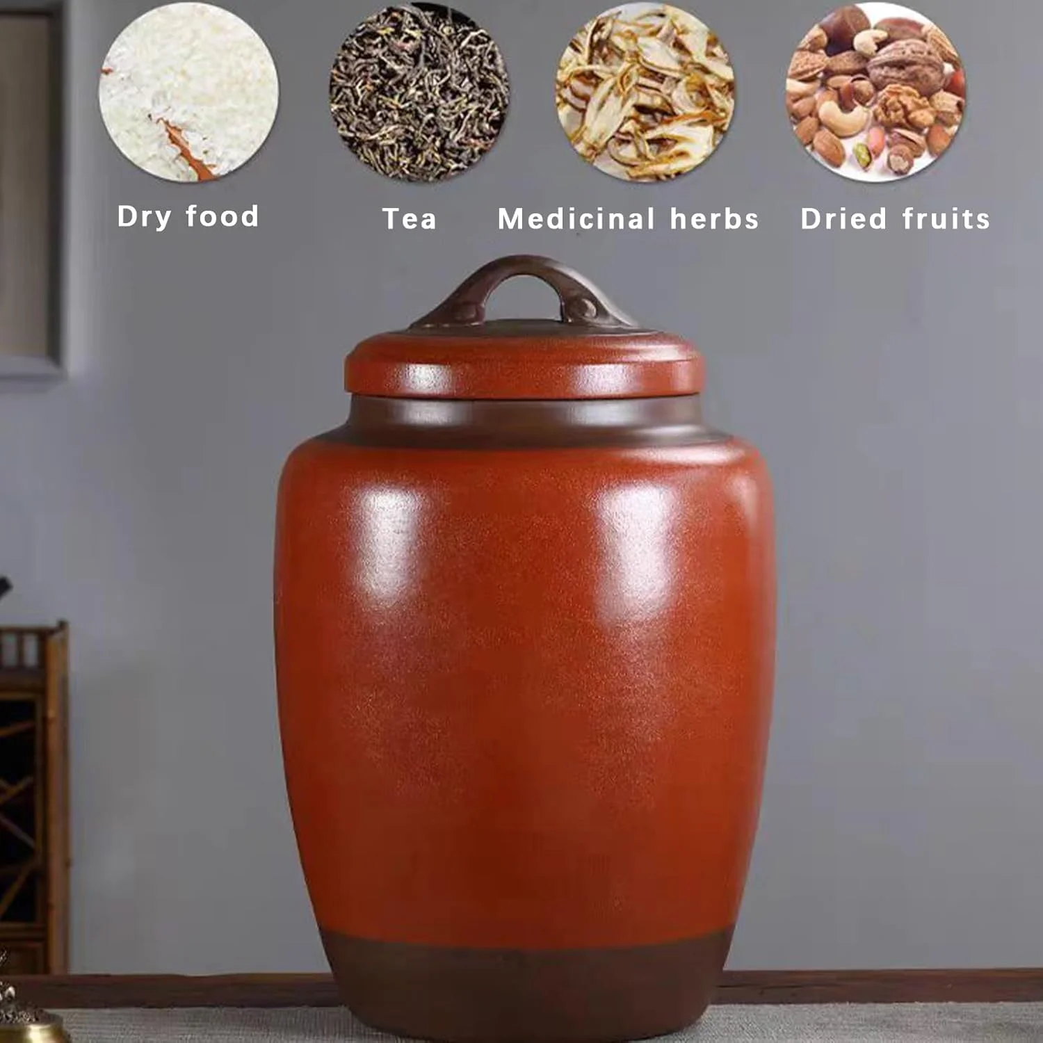 ظرف برنج، سطل برنج سرامیکی با درب، شیشه نگهداری مواد غذایی، استوانه برنج سرامیکی، ظرف نگهداری برنج، برای آشپزخانه، اتاق نشیمن (آبی، 10 کیلوگرم) ظرف برنج، سطل برنج سرامیکی با درب، شیشه نگهداری مواد غذایی، استوانه برنج سرامیکی، ظرف نگهداری برنج، برای آشپزخانه، اتاق نشیمن (آبی، 10 کیلوگرم)