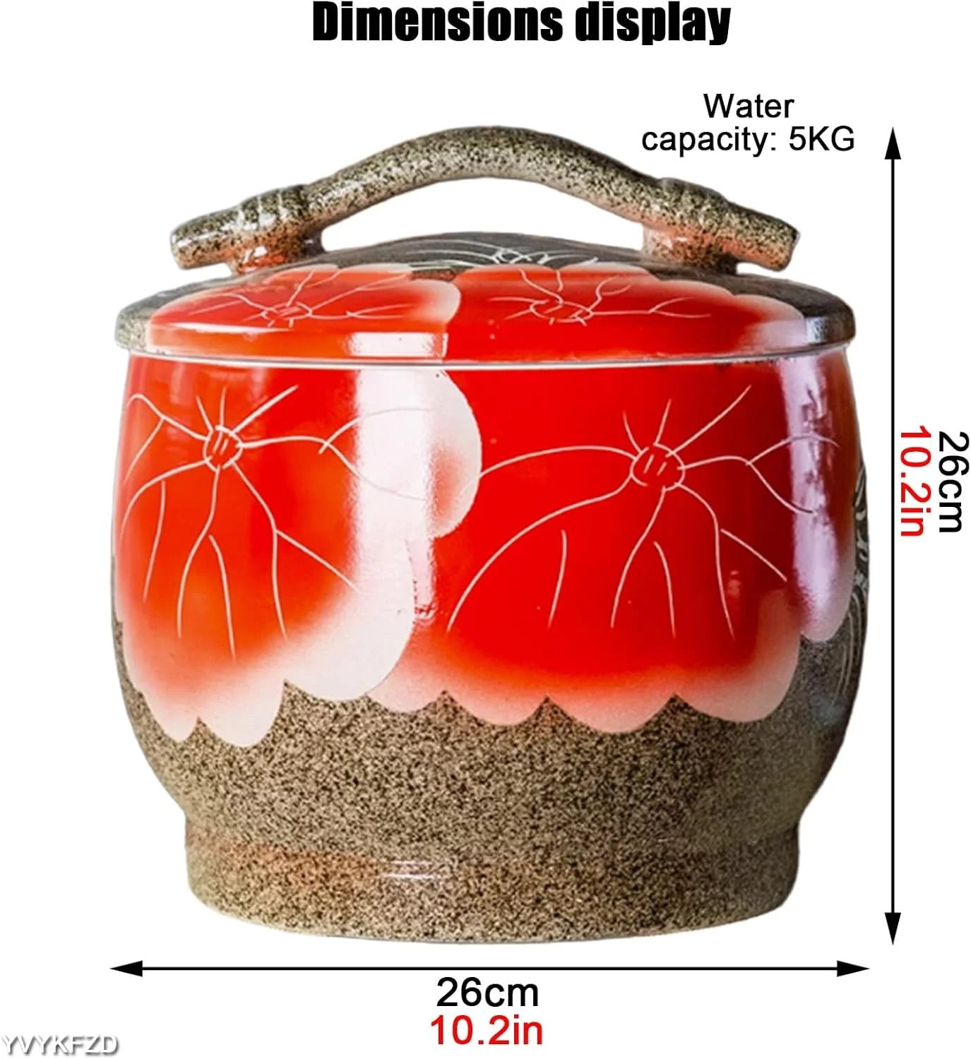 ظرف برنج سرامیکی رترو، استوانه برنج سرامیکی آشپزخانه با درب، ظرف نگهداری مواد غذایی مهر و موم شده، ظرف برنج، جا برنجی چینی، برای ذرت، قهوه (C 5 کیلوگرم) ظرف برنج سرامیکی رترو، استوانه برنج سرامیکی آشپزخانه با درب، ظرف نگهداری مواد غذایی مهر و موم شده، ظرف برنج، جا برنجی چینی، برای ذرت، قهوه (C 5 کیلوگرم)