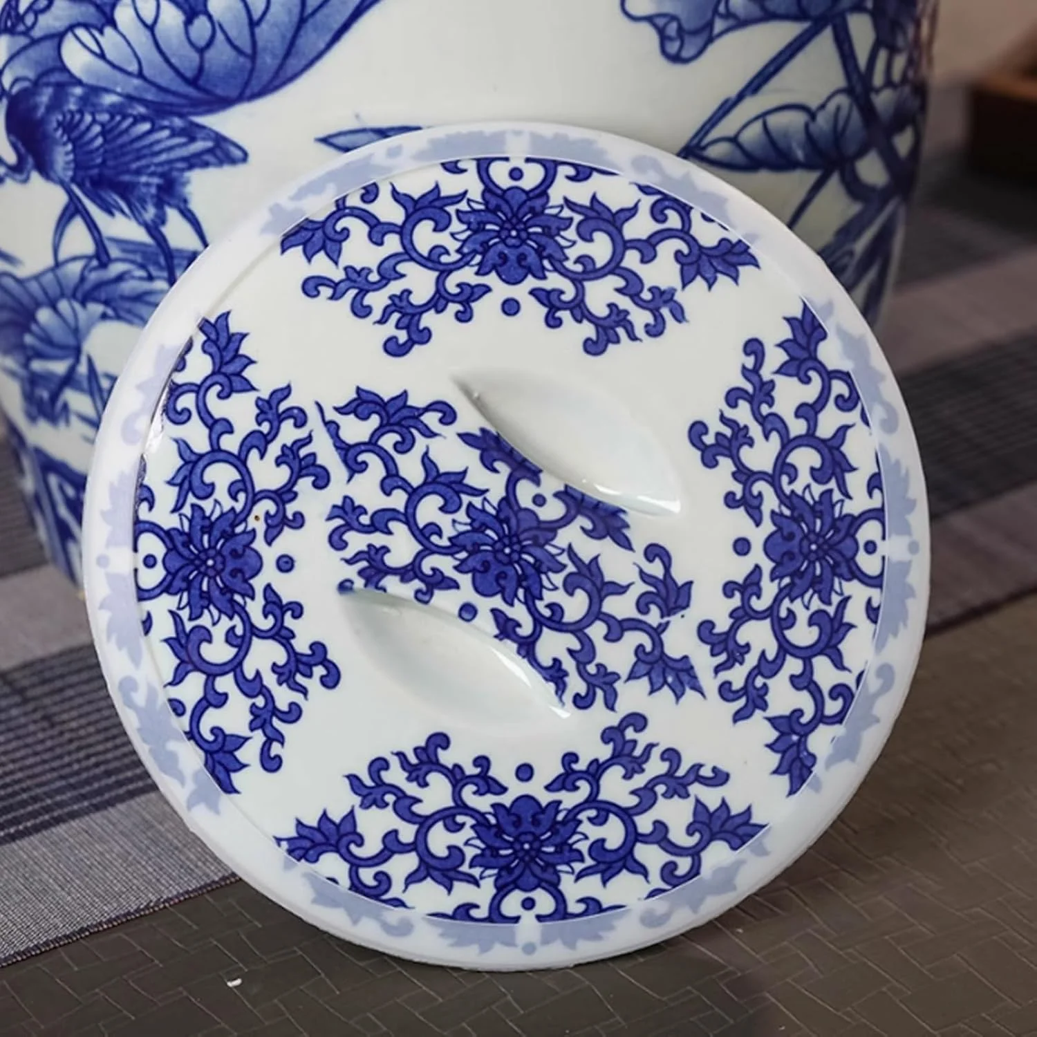 ظرف برنج سرامیکی استوانه ای بزرگ با درب، محفظه نگهداری مواد غذایی، جعبه نگهداری برنج، ظرف کلاسیک برنج، شیشه نگهداری مواد غذایی برای آرد و شکر، تک رنگ - 15 کیلوگرم A ظرف برنج سرامیکی استوانه ای بزرگ با درب، محفظه نگهداری مواد غذایی، جعبه نگهداری برنج، ظرف کلاسیک برنج، شیشه نگهداری مواد غذایی برای آرد و شکر، تک رنگ - 15 کیلوگرم A