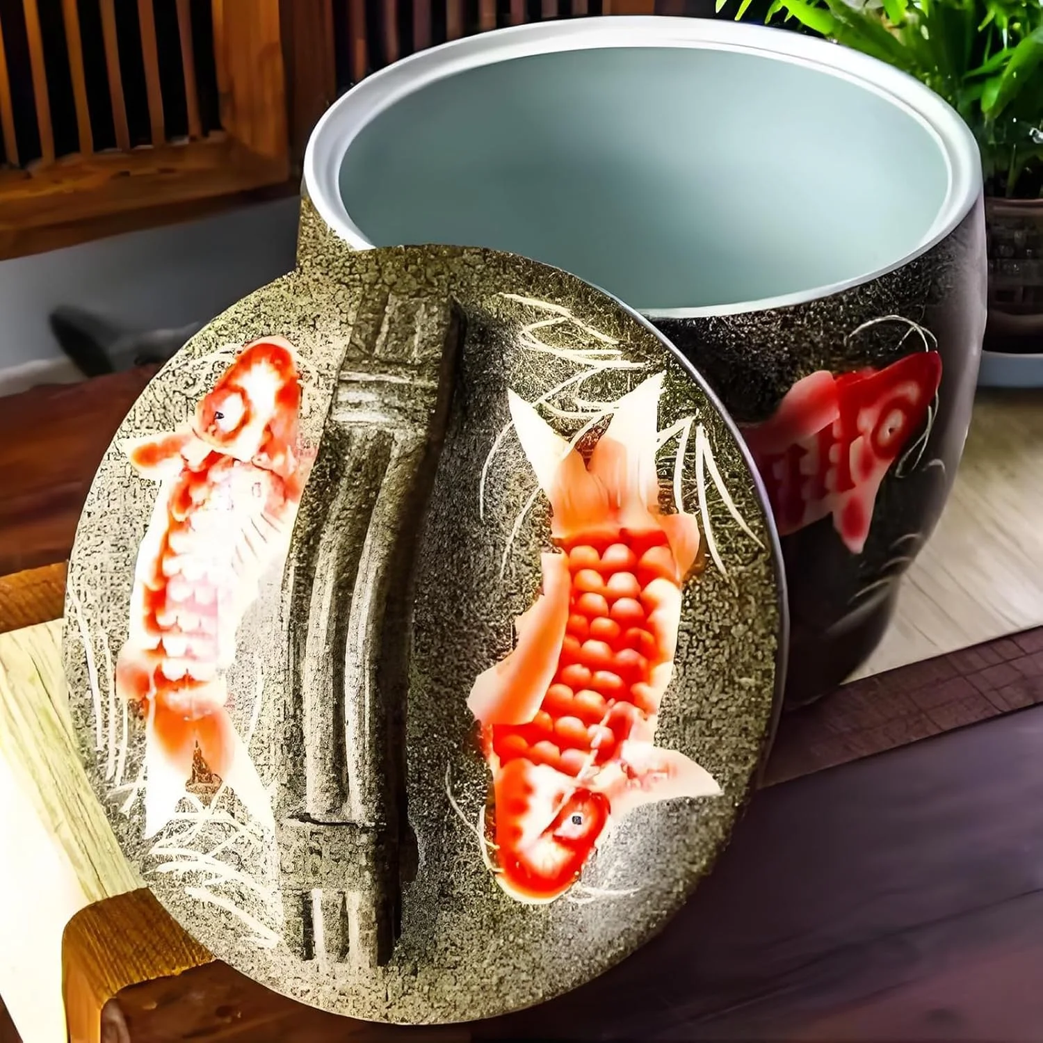 ظرف برنج سرامیکی رترو، استوانه برنج سرامیکی آشپزخانه با درب، ظرف نگهداری مواد غذایی مهر و موم شده، ظرف برنج، جا برنجی چینی، برای ذرت، قهوه (C 5 کیلوگرم) ظرف برنج سرامیکی رترو، استوانه برنج سرامیکی آشپزخانه با درب، ظرف نگهداری مواد غذایی مهر و موم شده، ظرف برنج، جا برنجی چینی، برای ذرت، قهوه (C 5 کیلوگرم)