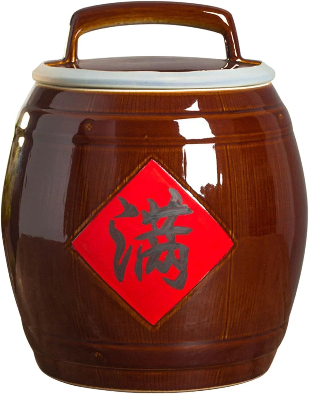 ظرف سرامیکی نگهداری مواد غذایی، ظرف کلاسیک نگهداری برنج، ظروف دربسته مواد غذایی، سطل سرامیکی برنج با درب، ظرف سرامیکی پخش کننده برنج، ظرف نگهداری مواد غذایی برای برنج، آرد، غذای حیوانات خانگی