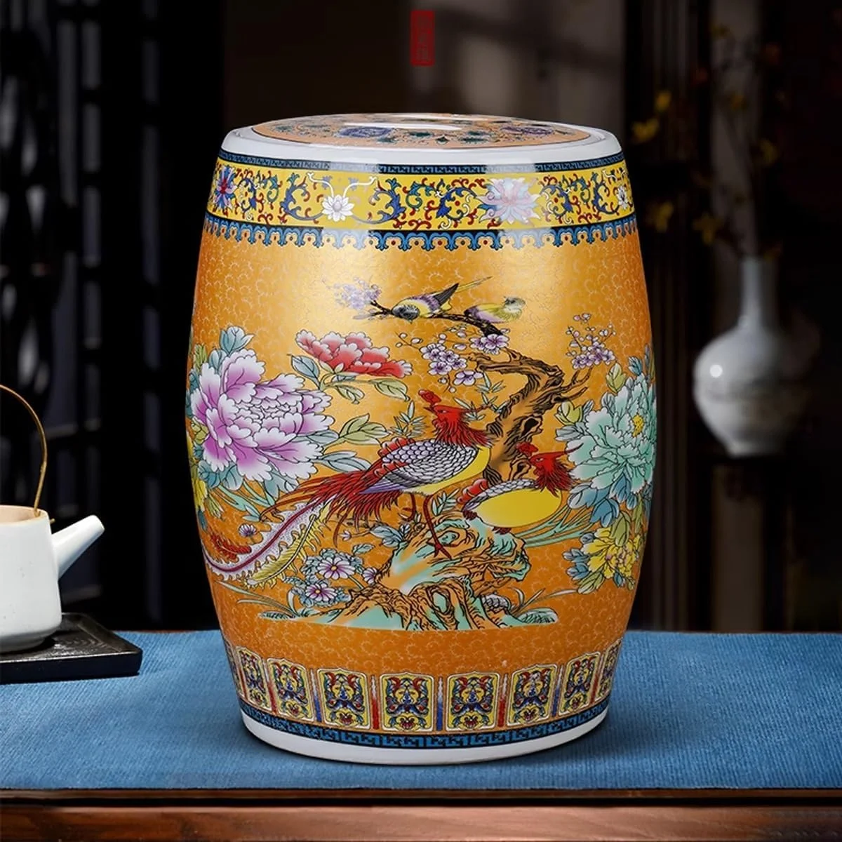 ظرف سرامیکی نگهداری برنج، سطل بزرگ برنج، ظروف نگهداری مواد غذایی، جعبه نگهداری برنج، سطل نگهداری غلات با درب، جعبه نگهداری برنج مهر و موم شده 5 کیلوگرم/10 کیلوگرم/15 کیلوگرم/25 کیلوگرم (زرد، 15 کیلوگرم) (سبز 25 کیلوگرم) (زرد ظرف سرامیکی نگهداری برنج، سطل بزرگ برنج، ظروف نگهداری مواد غذایی، جعبه نگهداری برنج، سطل نگهداری غلات با درب، جعبه نگهداری برنج مهر و موم شده 5 کیلوگرم/10 کیلوگرم/15 کیلوگرم/25 کیلوگرم (زرد، 15 کیلوگرم) (سبز 25 کیلوگرم) (زرد