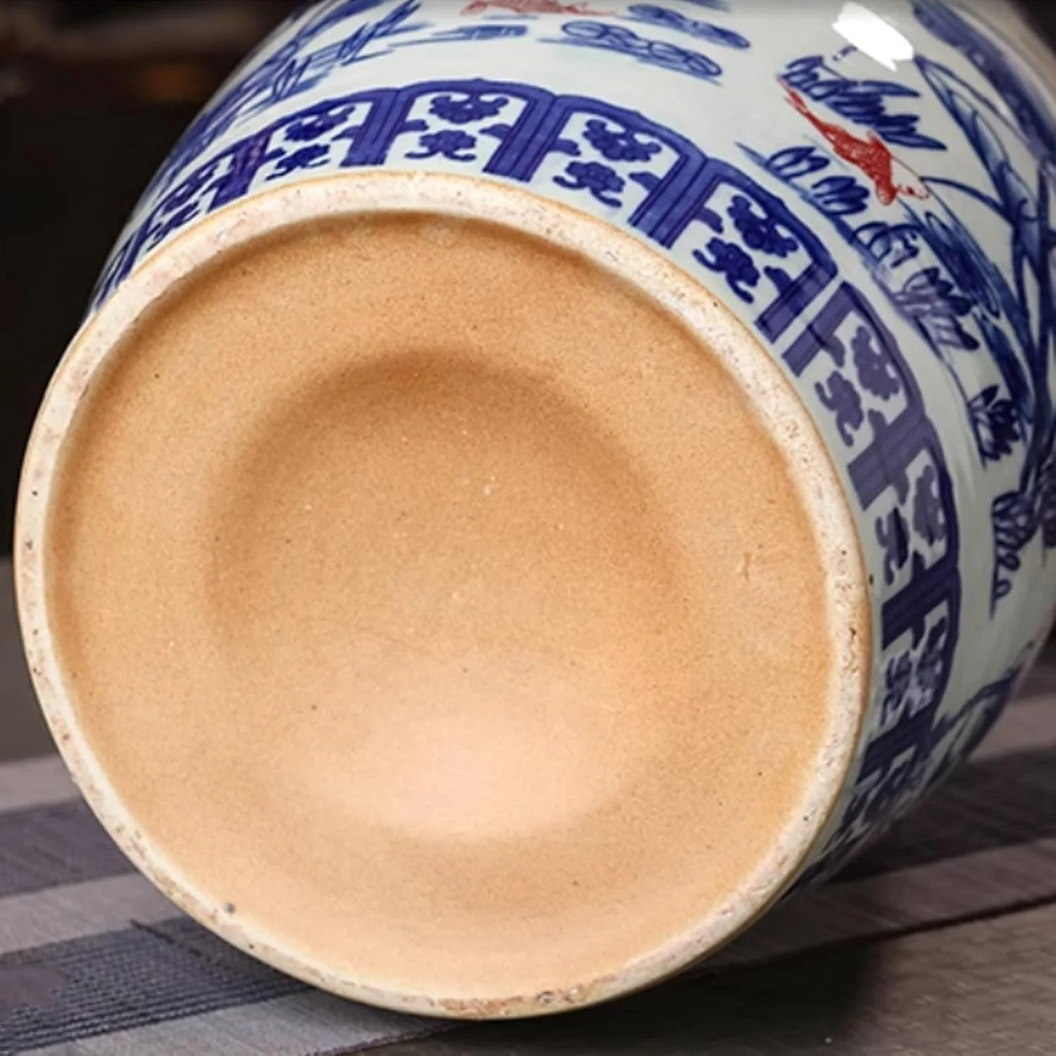 ظرف برنج سرامیکی استوانه ای بزرگ با درب، محفظه نگهداری مواد غذایی، جعبه نگهداری برنج، ظرف کلاسیک برنج، شیشه نگهداری مواد غذایی برای آرد و شکر، تک رنگ - 15 کیلوگرم A ظرف برنج سرامیکی استوانه ای بزرگ با درب، محفظه نگهداری مواد غذایی، جعبه نگهداری برنج، ظرف کلاسیک برنج، شیشه نگهداری مواد غذایی برای آرد و شکر، تک رنگ - 15 کیلوگرم A