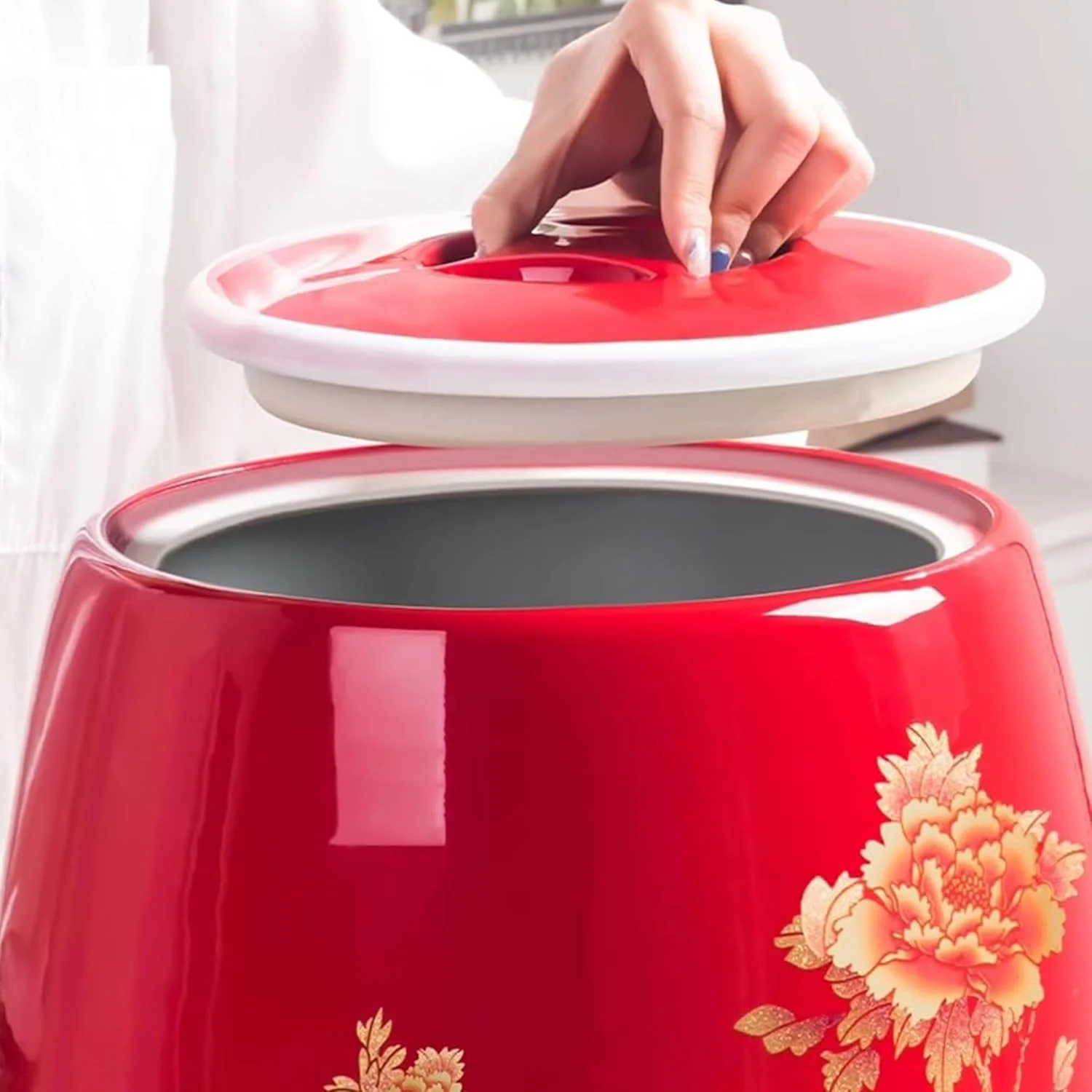 ظرف سرامیکی نگهداری مواد غذایی، ظرف نگهداری برنج، سطل نگهداری غلات، جعبه سرامیکی نگهداری برنج، ظرف برنج مهر و موم شده، ظرف برنج غلات برای آرد، کالاهای پخت، غلات، تنقلات ظرف سرامیکی نگهداری مواد غذایی، ظرف نگهداری برنج، سطل نگهداری غلات، جعبه سرامیکی نگهداری برنج، ظرف برنج مهر و موم شده، ظرف برنج غلات برای آرد، کالاهای پخت، غلات، تنقلات