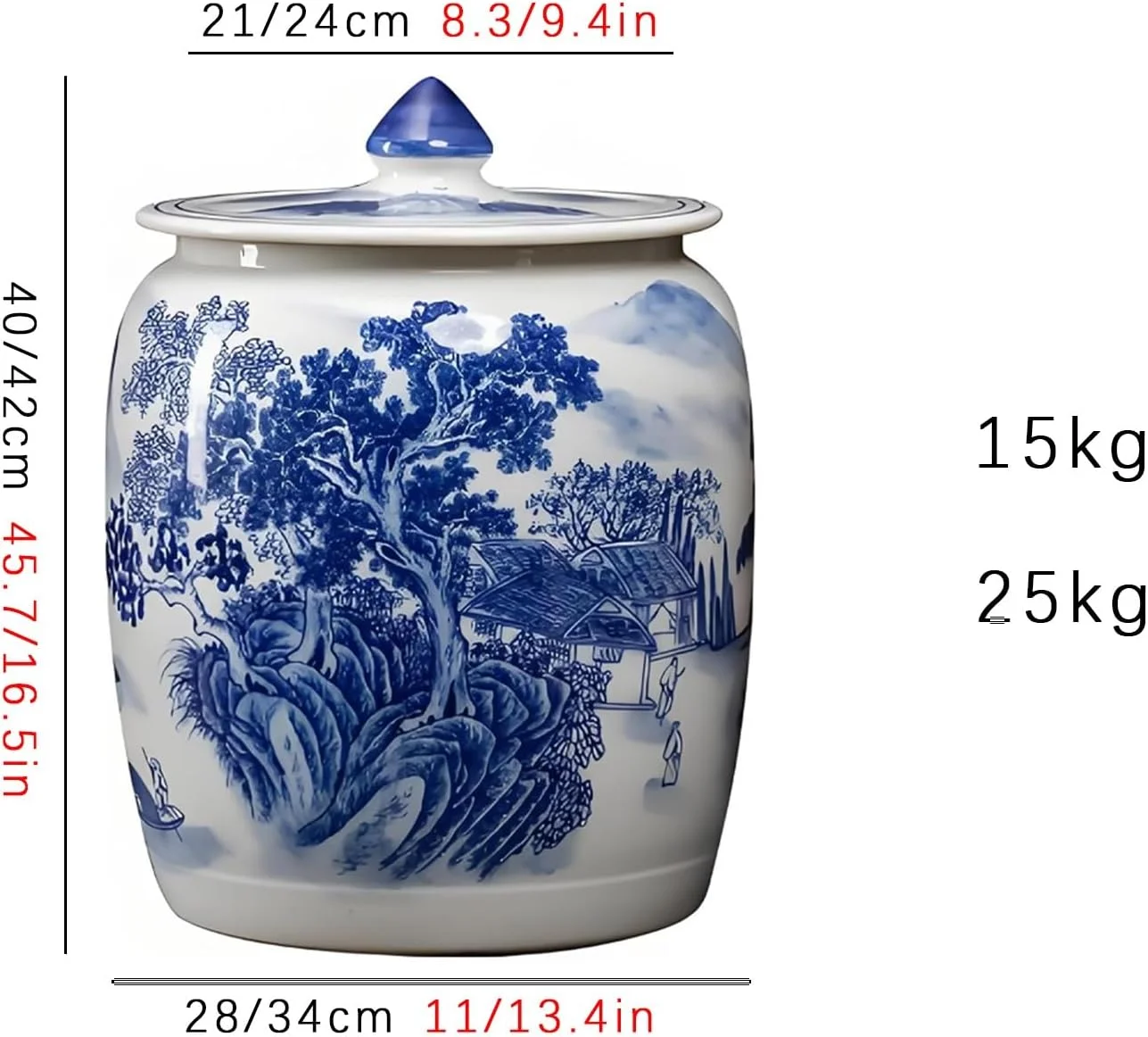 ظرف برنج سرامیکی، محفظه برنج، ظرف نگهداری برنج، استوانه سرامیکی برنج، شیشه نگهداری مواد غذایی، ظرف بزرگ نگهداری برنج خانگی با درب (15 کیلوگرم) ظرف برنج سرامیکی، محفظه برنج، ظرف نگهداری برنج، استوانه سرامیکی برنج، شیشه نگهداری مواد غذایی، ظرف بزرگ نگهداری برنج خانگی با درب (15 کیلوگرم)