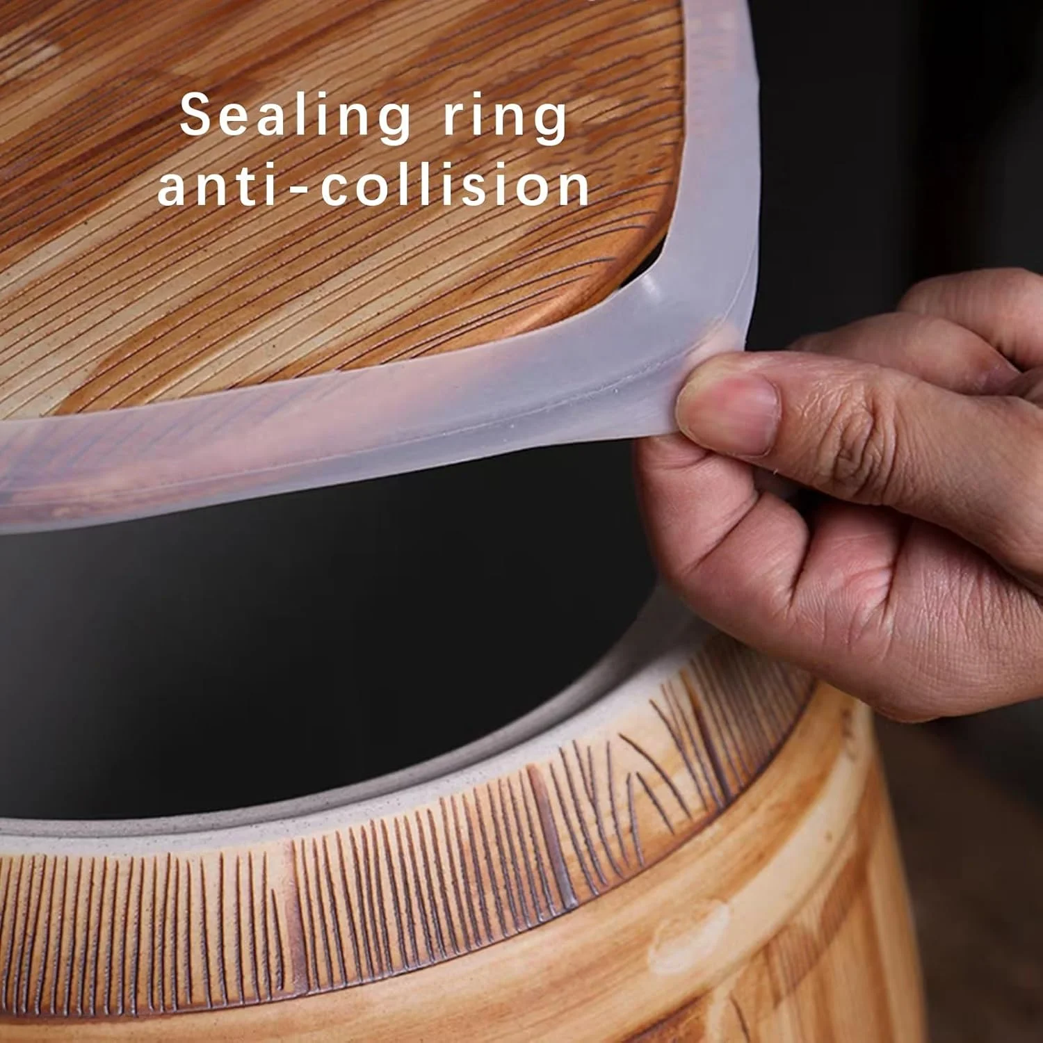 ظرف برنج سرامیکی، مخزن برنج، ظرف نگهداری برنج، ظرف نگهداری مواد غذایی، ظروف نگهداری غلات درب دار، ظروف نگهداری بزرگ (5 کیلوگرم) ظرف برنج سرامیکی، مخزن برنج، ظرف نگهداری برنج، ظرف نگهداری مواد غذایی، ظروف نگهداری غلات درب دار، ظروف نگهداری بزرگ (5 کیلوگرم)