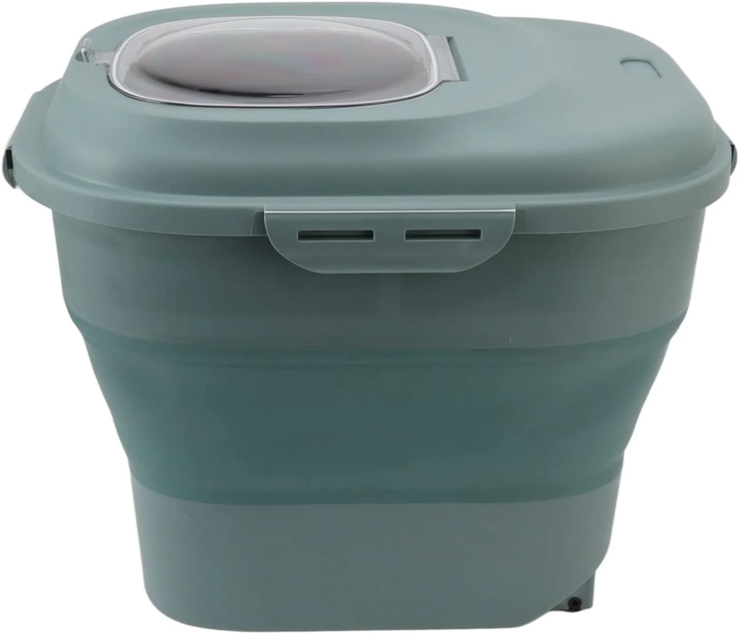 ظرف نگهداری تاشو برنج Banapoy، ظرف بزرگ برنج 15 تا 50 کیلوگرمی، ظرف نگهداری تاشو غلات، غذای گربه و سگ با پیمانه اندازه گیری و چرخ، نگهدارنده غذای خشک ظرف نگهداری تاشو برنج Banapoy، ظرف بزرگ برنج 15 تا 50 کیلوگرمی، ظرف نگهداری تاشو غلات، غذای گربه و سگ با پیمانه اندازه گیری و چرخ، نگهدارنده غذای خشک