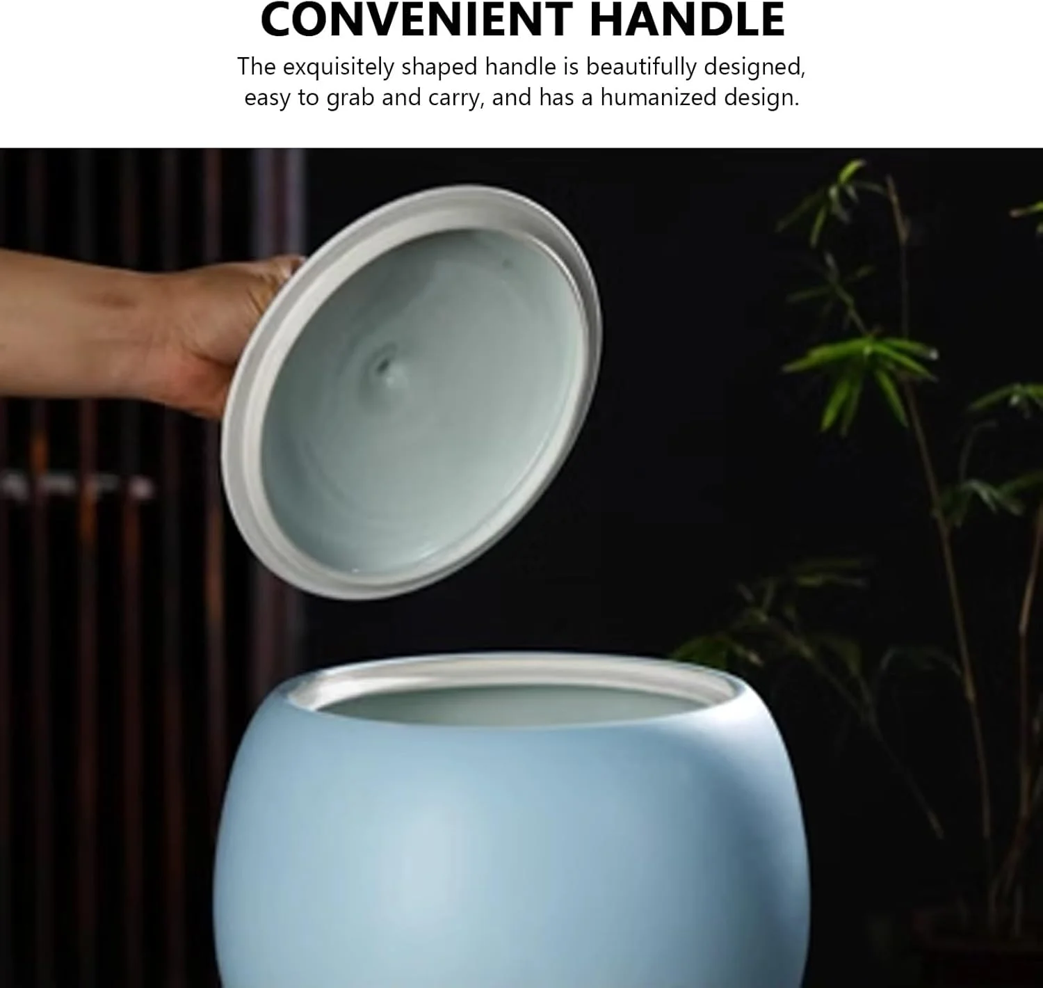 ظرف بزرگ نگهداری غلات، ظرف سرامیکی نگهداری برنج و غلات، شیشه نگهداری مواد غذایی، شیشه نگهداری برنج خانگی، ظرف سرامیکی نگهداری برنج، مناسب برای غلات، آرد و شکر