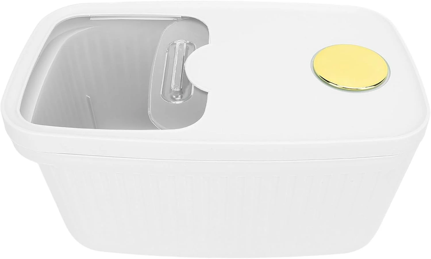 ظرف برنج ASHATA، ظرف نگهداری برنج با پنجره شفاف برای حفظ تازگی و جلوگیری از نفوذ هوا، مناسب برای نگهداری ماش و شکر (سفید) ظرف برنج ASHATA، ظرف نگهداری برنج با پنجره شفاف برای حفظ تازگی و جلوگیری از نفوذ هوا، مناسب برای نگهداری ماش و شکر (سفید)