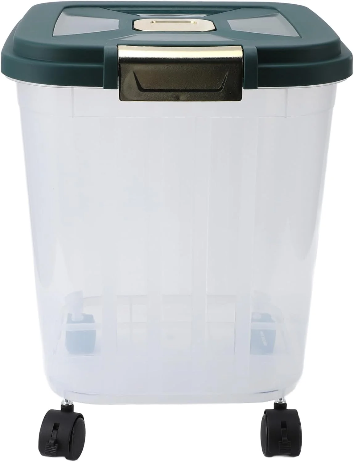 ظرف نگهداری برنج ASHATA، ظرف نگهداری ضد گرد و غبار با چرخ (کوچک (13x15 سانتی متر، نیاز به 3 عدد باتری 3A))