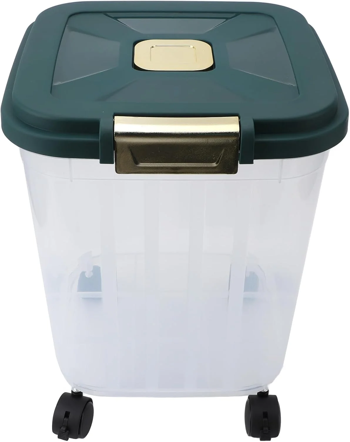 ظرف نگهداری برنج ASHATA، ظرف نگهداری ضد گرد و غبار با چرخ (کوچک (13x15 سانتی متر، نیاز به 3 عدد باتری 3A))