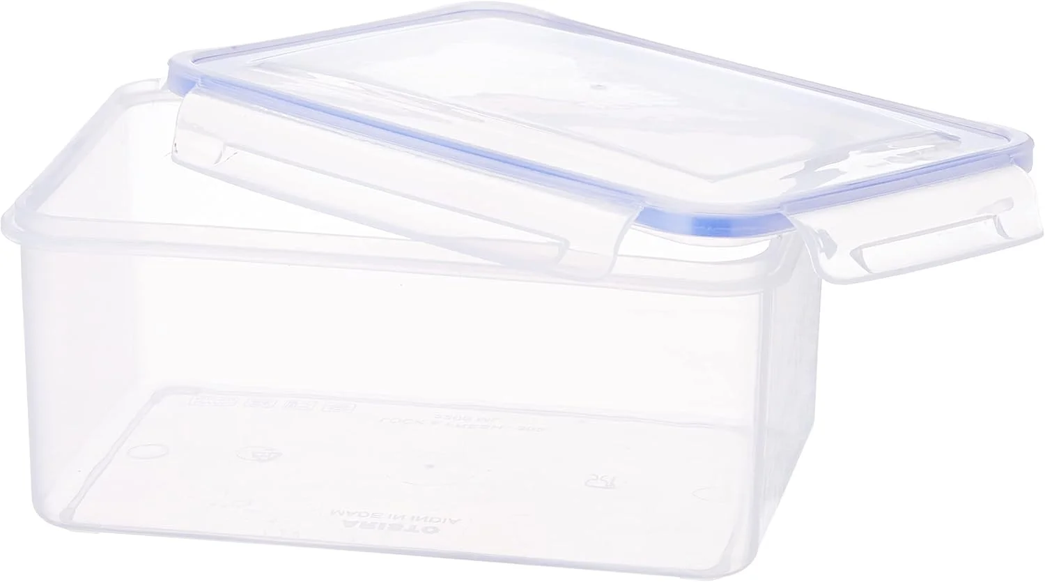 ظرف نگهداری پلاستیکی آریستو لاک اند فرش 302 مناسب برای نگهداری غلات، حبوبات، برنج، گندم و غیره - 2200 میلی لیتر، شفاف، بزرگ (LOCK&FRESH302)، (22 x 15.5 x 14.5) سانتی متر ظرف نگهداری پلاستیکی آریستو لاک اند فرش 302 مناسب برای نگهداری غلات، حبوبات، برنج، گندم و غیره - 2200 میلی لیتر، شفاف، بزرگ (LOCK&FRESH302)، (22 x 15.5 x 14.5) سانتی متر