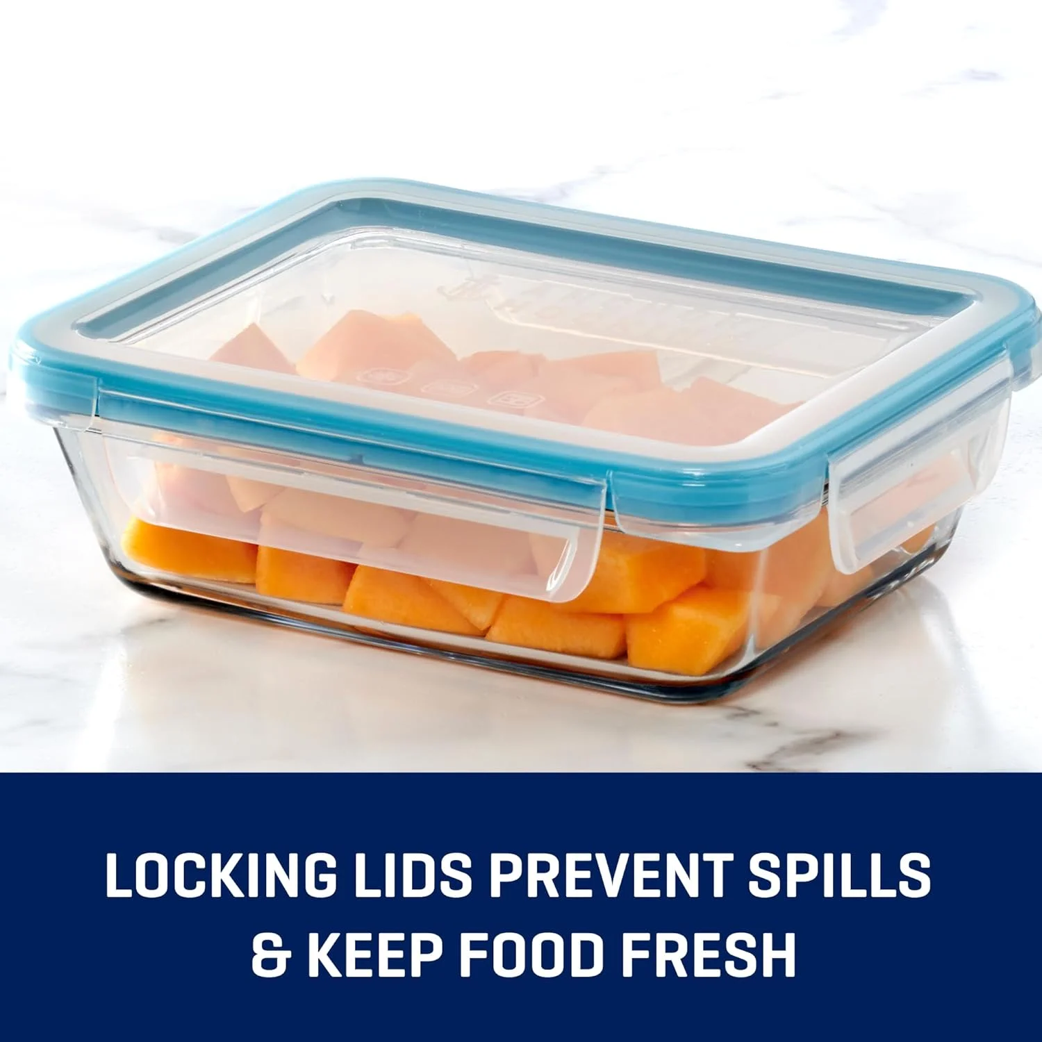 ظرف نگهداری مواد غذایی انکر هوکینگ با درب قفلدار TrueLock - (13968) 1.4 لیتر، مستطیل ظرف نگهداری مواد غذایی انکر هوکینگ با درب قفلدار TrueLock - (13968) 1.4 لیتر، مستطیل