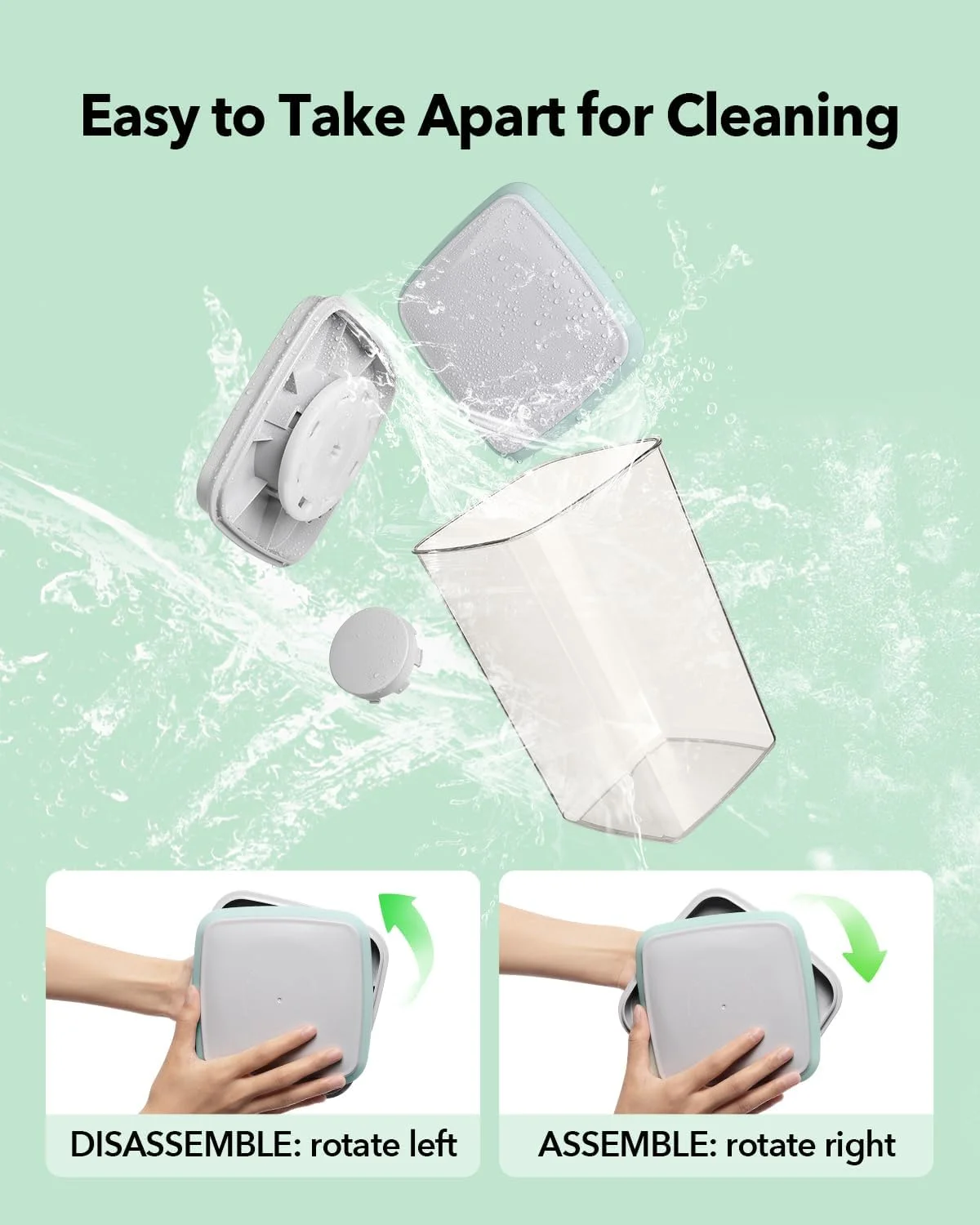 ظرف نگهداری مواد غذایی آنکو با درب فشاری و پیمانه 130 میلی لیتری، 4 لیتری/4.2 کوارت * 4 عدد، بدون BPA، مناسب برای غلات، برنج، آرد، پاستا و تنقلات، قابل چیدن و بادوام، سازمان دهنده کابینت آشپزخانه ظرف نگهداری مواد غذایی آنکو با درب فشاری و پیمانه 130 میلی لیتری، 4 لیتری/4.2 کوارت * 4 عدد، بدون BPA، مناسب برای غلات، برنج، آرد، پاستا و تنقلات، قابل چیدن و بادوام، سازمان دهنده کابینت آشپزخانه