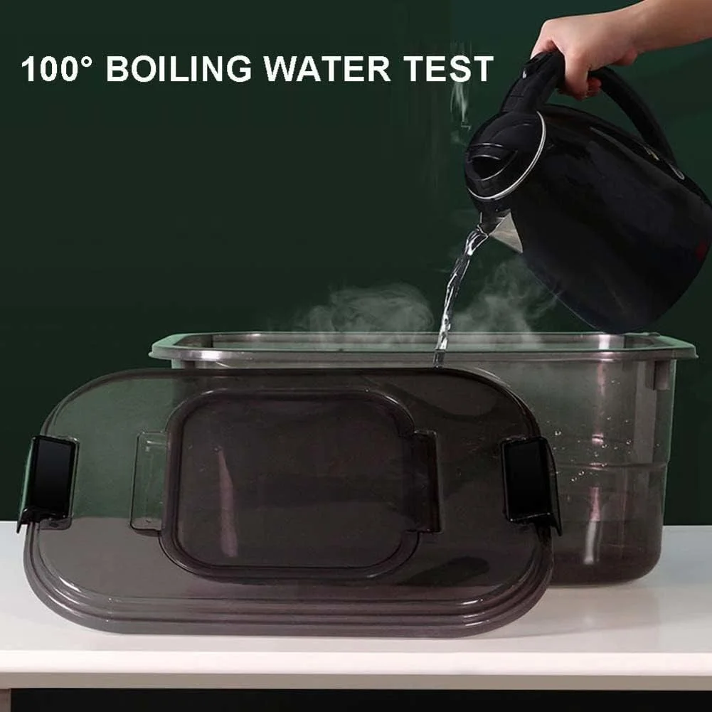 ظرف نگهداری برنج ACGrade، ظرف برنج آشپزخانه، جعبه برنج مهر و موم شده خانگی، نگهداری برنج، ظروف نگهداری مواد غذایی خشک، ظروف نگهداری غذای حیوانات خانگی، مناسب برای غلات کامل، غذای حیوانات خانگی