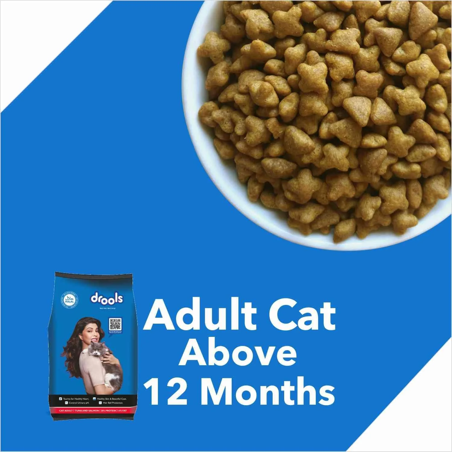 غذای خشک گربه بالغ (بالای 1 سال) درولز، طعم ماهی تن و سالمون، 7 کیلوگرم غذای خشک گربه بالغ (بالای 1 سال) درولز، طعم ماهی تن و سالمون، 7 کیلوگرم