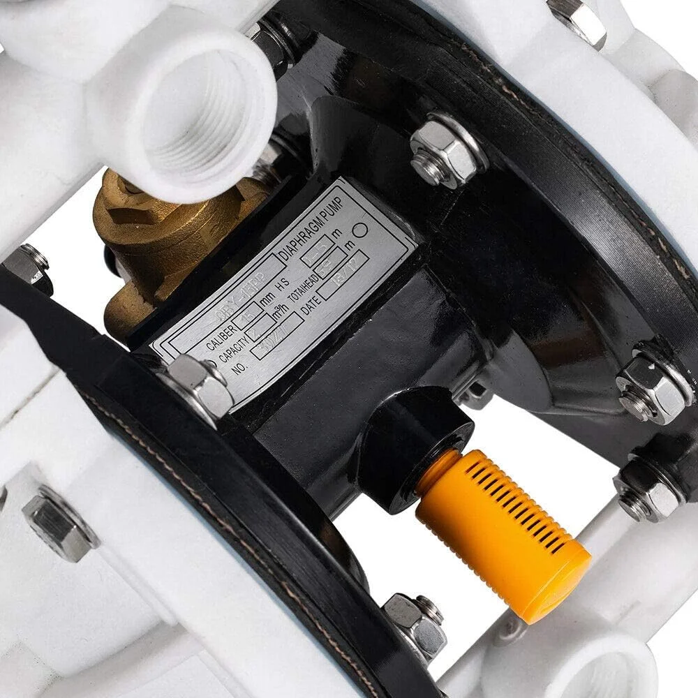 پمپ دیافراگمی دوگانه بادی SOFEDY ورودی و خروجی 1/2 اینچ، پمپ انتقال روغن سنگین QBK-15 برای دیزل، گریس، نفت سفید 49 لیتر در دقیقه پمپ دیافراگمی دوگانه بادی SOFEDY ورودی و خروجی 1/2 اینچ، پمپ انتقال روغن سنگین QBK-15 برای دیزل، گریس، نفت سفید 49 لیتر در دقیقه