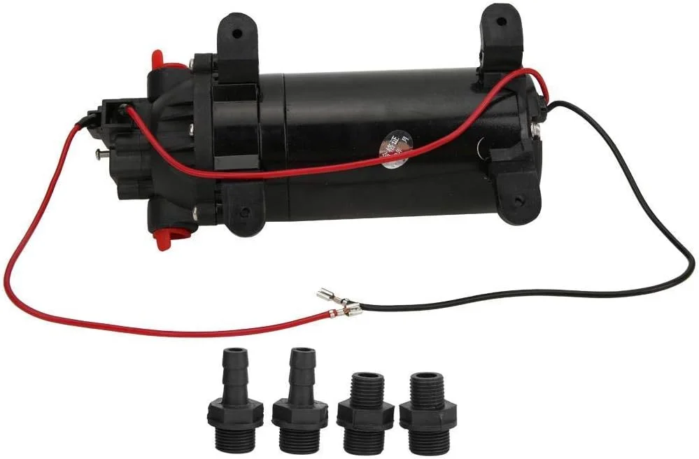 Shandongmt ~ پمپ دیافراگمی میکرو، پمپ دیافراگمی پلاستیک مهندسی 12 ولت، پمپ دیافراگمی موتور فشار قوی، برای استفاده بزرگسالان در فضای باز قایق تفریحی آبی