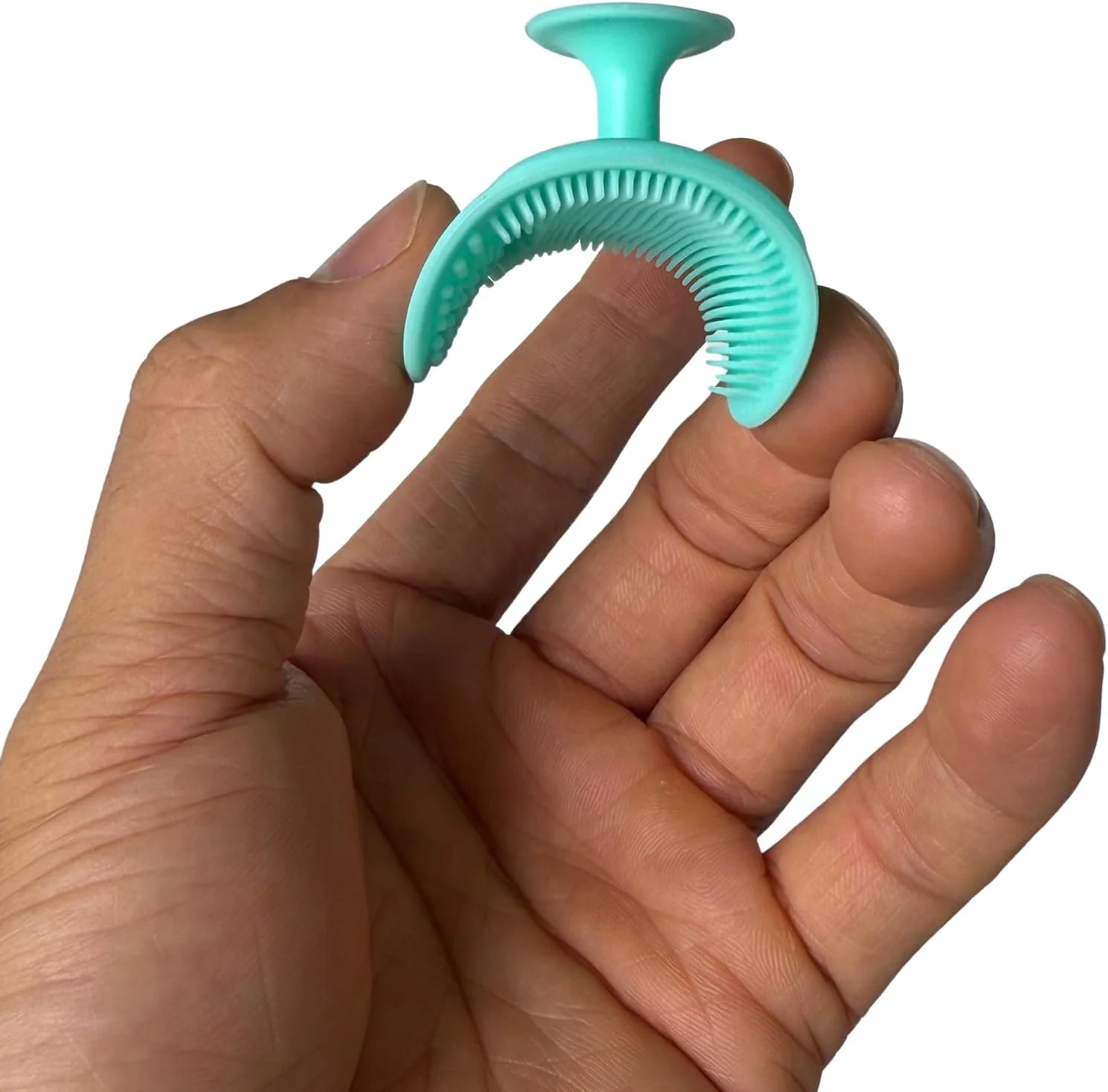 برس حمام سیلیکونی کودک MMSGA، برس ماساژ پوست سر کودک، برس شامپو کودک، برس پاک کننده دستی صورت برای بزرگسالان، برس لایه بردار، برس سیلیکونی فوق العاده نرم (آبی+صورتی+سبز)