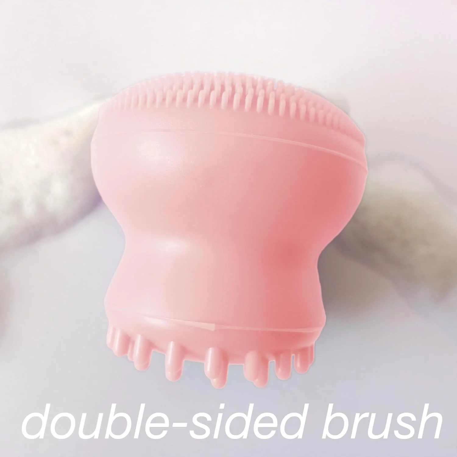 برس سیلیکونی کوچک صورت - برس پاک کننده صورت، لایه بردار ملایم و ماساژور برای انواع پوست - پاک کننده عمیق منافذ و پاک کننده آرایش