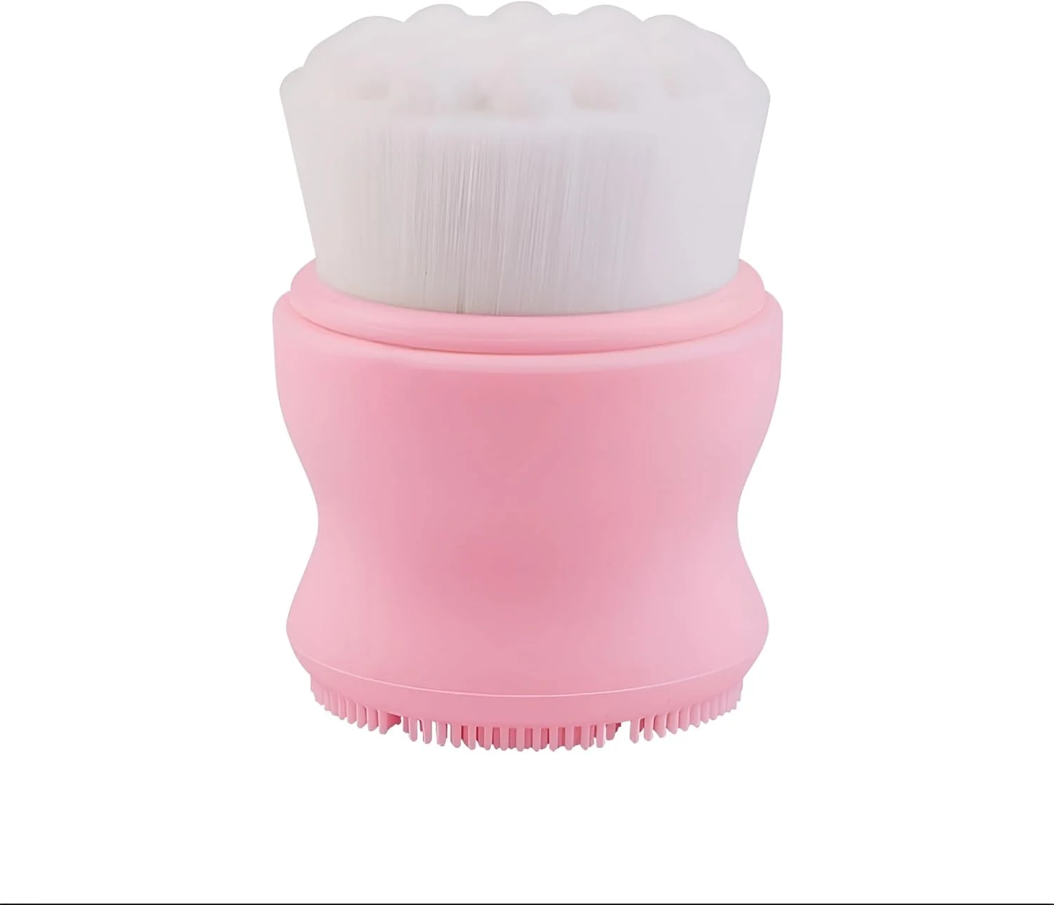 برس پاک کننده صورت سیلیکونی کیتی، ابزار ضروری مراقبت از پوست برای پاکسازی ملایم صورت، لایه برداری و اسکراب - برس شستشوی صورت و پاک کننده لایه بردار برای پوست شما - بسته 2 عددی (صورتی روشن)