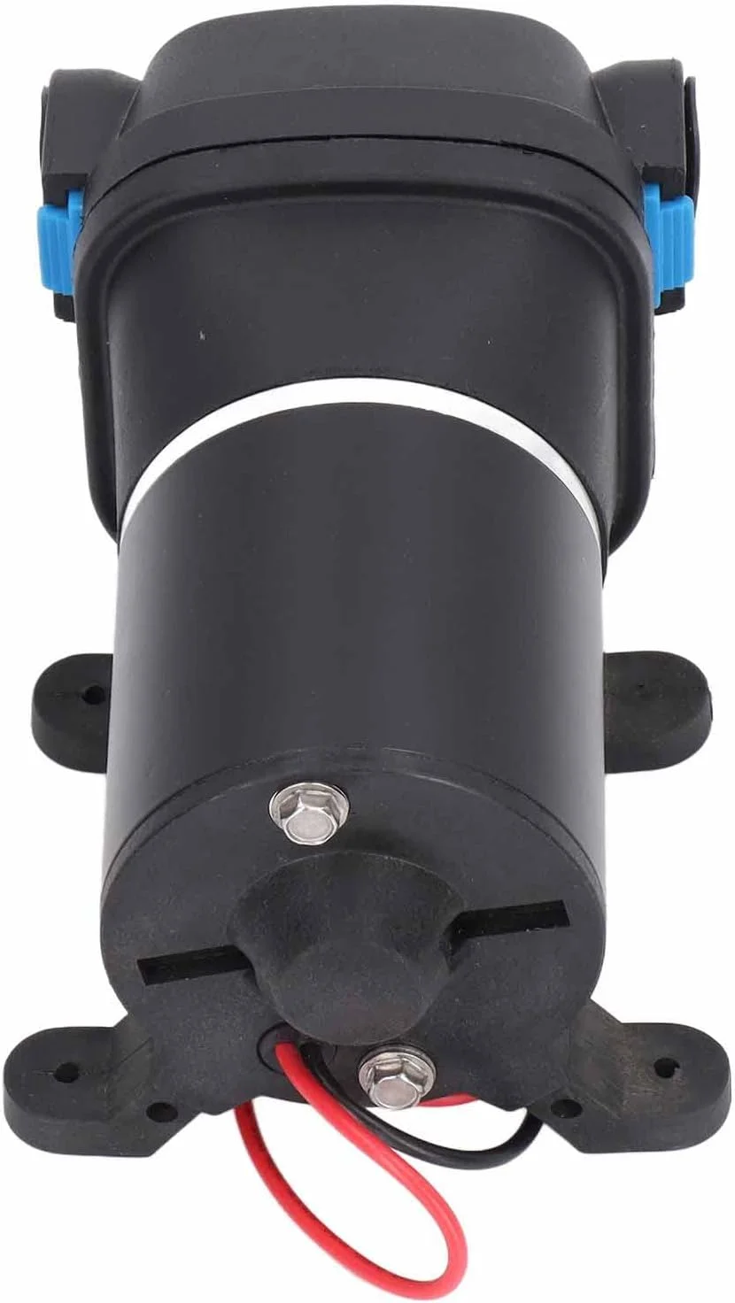 پمپ آب شستشوی حرفه ای فشار قوی 2.7GPM 17PSI، پمپ خود مکش صنعتی پمپ دیافراگمی هوای کوچک DC 12V 5A