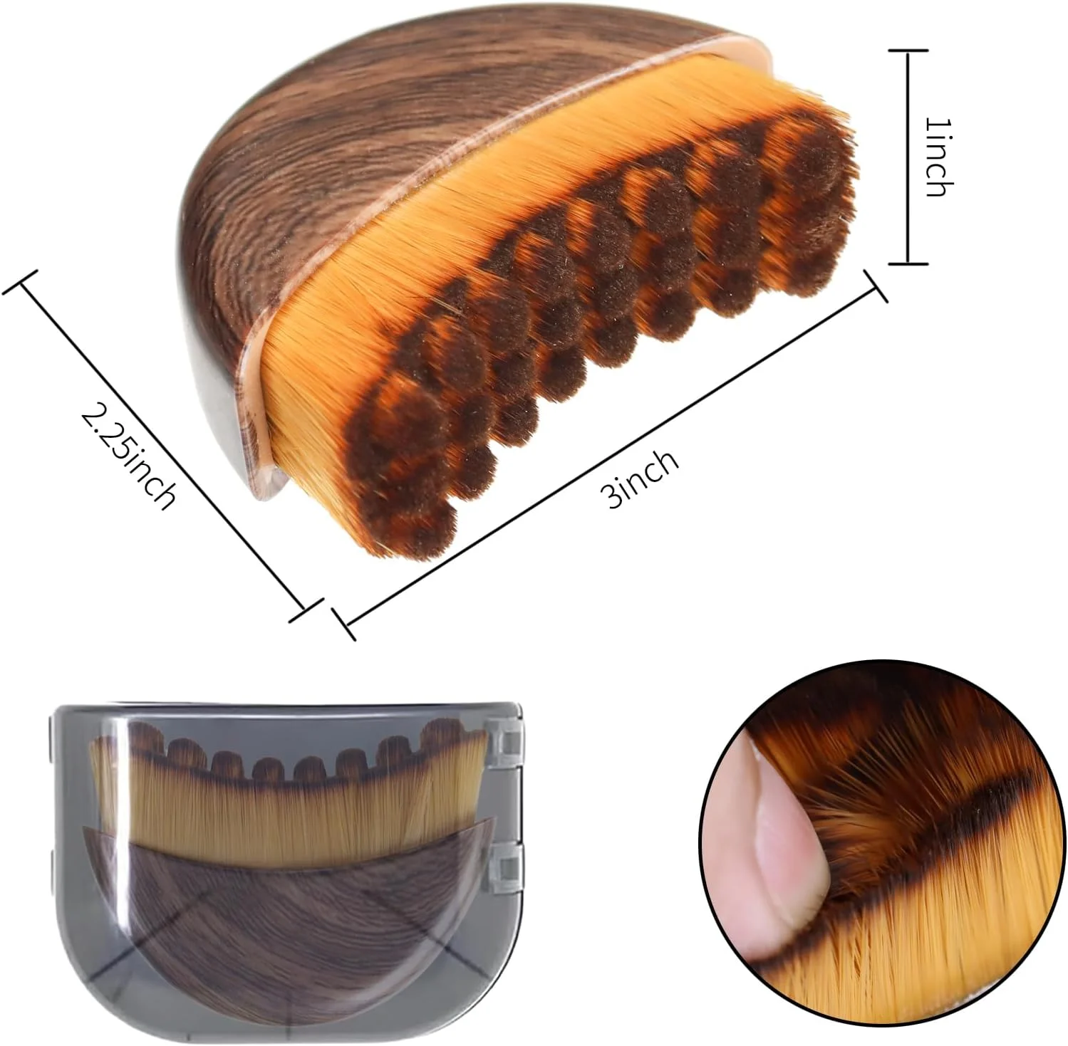 برس ماساژ صورت KRISMYA برای تخلیه لنفاوی، ابزار برس خشک نرم برای فرم دهی صورت، کانتورینگ چانه و خط فک برای تناسب دقیق و رفع خستگی