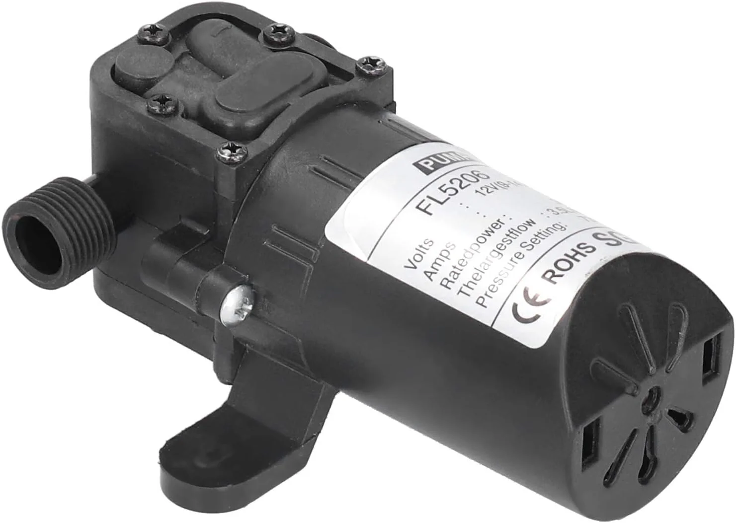 پمپ دیافراگمی فشار آب 1/2 اینچ، پمپ دیافراگمی میکرو، ابزار رنگ آمیزی صنعتی با اسپری آغازگر آب، DC 12V 36W