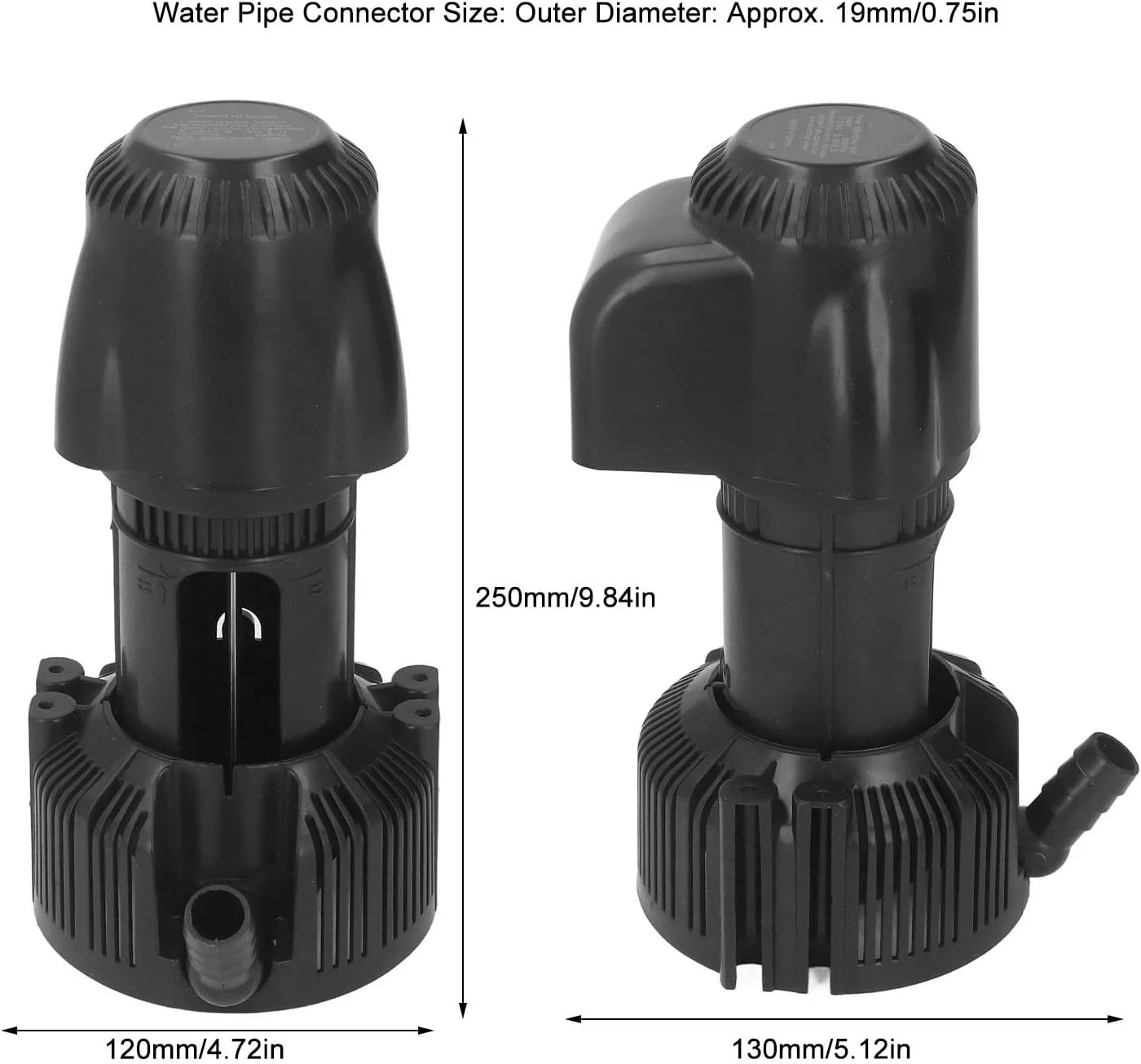 پمپ تقویت فشار آب، 50 وات، 2500 لیتر در ساعت، جریان 2.5 متر، پمپ دیافراگمی تقویت فشار آب صنعتی مناسب برای کاربردهای مختلف