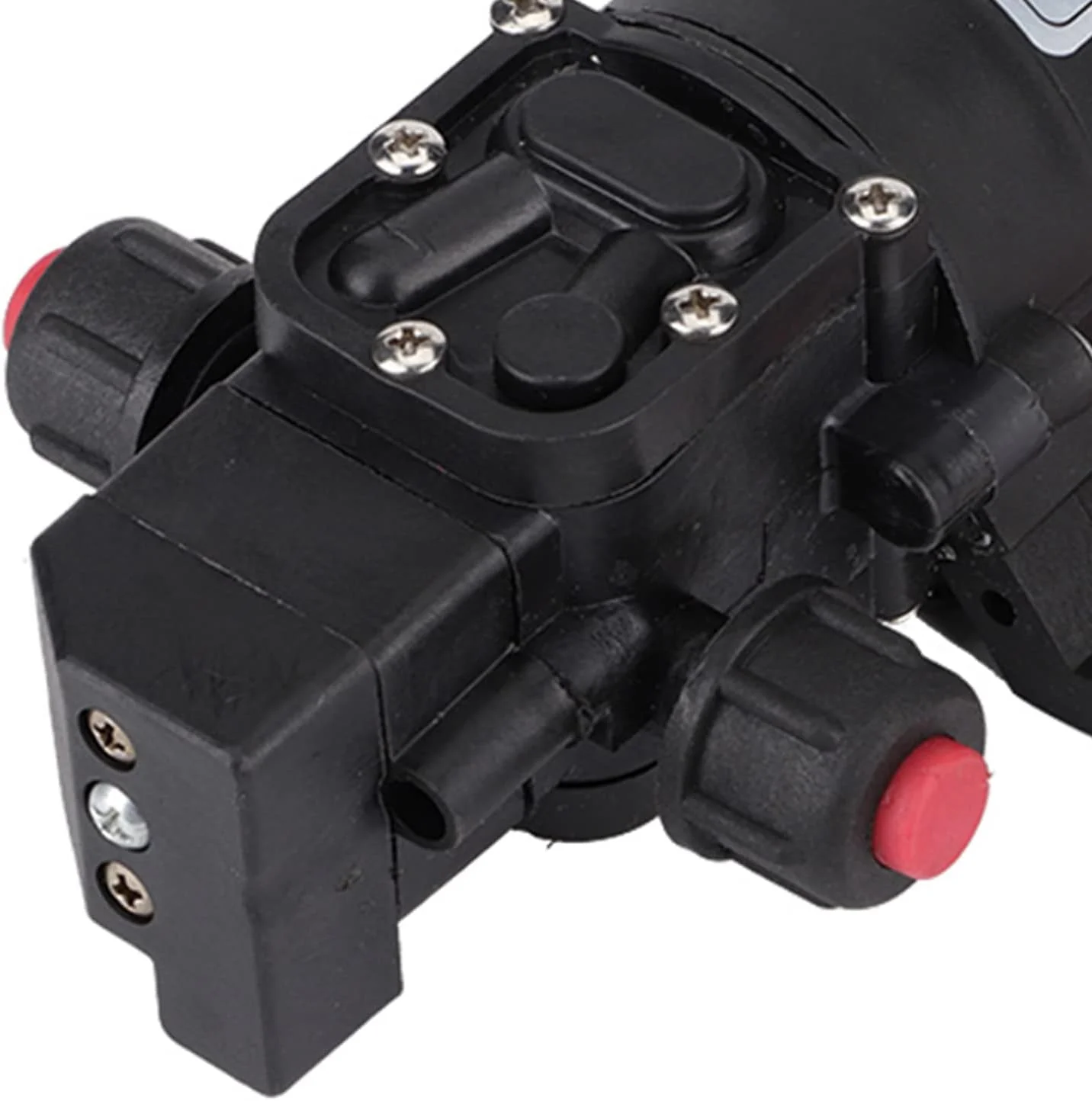 پمپ آب Riuty، پمپ آب فشار قوی 60 وات 12 ولت 80Psi پمپ دیافراگمی میکرو 5 لیتر در دقیقه خود مکش کاروان برای کمپینگ قایق