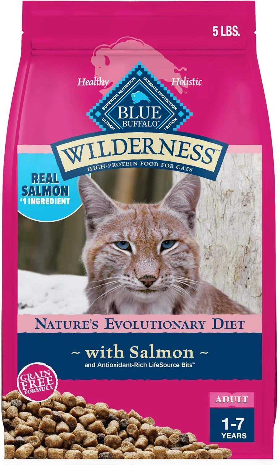 Blue Buffalo Wilderness High Protein Dry Food for Adult Cats