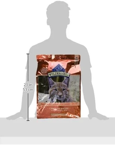 غذای خشک گربه بالغ با پروتئین بالا، طبیعی، کنترل وزن و ضد گلوله مو بلو بوفالو Wilderness، مرغ 11 پوندی غذای خشک گربه بالغ با پروتئین بالا، طبیعی، کنترل وزن و ضد گلوله مو بلو بوفالو Wilderness، مرغ 11 پوندی