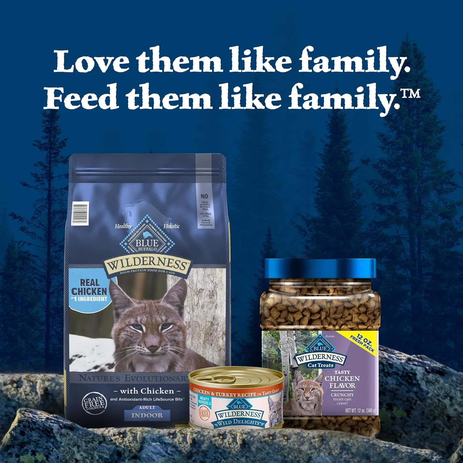 Blue Buffalo Wilderness High Protein, Natural Adult Indoor Dry Cat Food, Chicken 15-lb Blue Buffalo Wilderness High Protein, Natural Adult Indoor Dry Cat Food, Chicken 15-lb