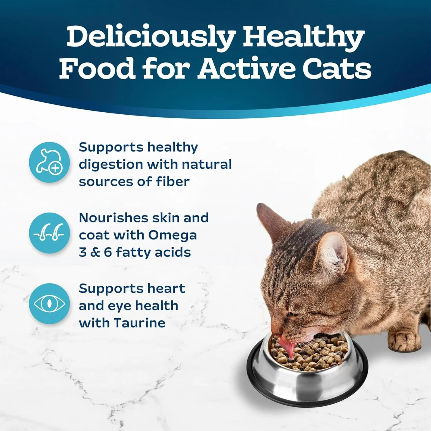 Blue Buffalo Tastefuls Natural Dry Food for Active Adult Cats, Chicken and Brown Rice Recipe, 7-lb. Bag Blue Buffalo Tastefuls Natural Dry Food for Active Adult Cats, Chicken and Brown Rice Recipe, 7-lb. Bag