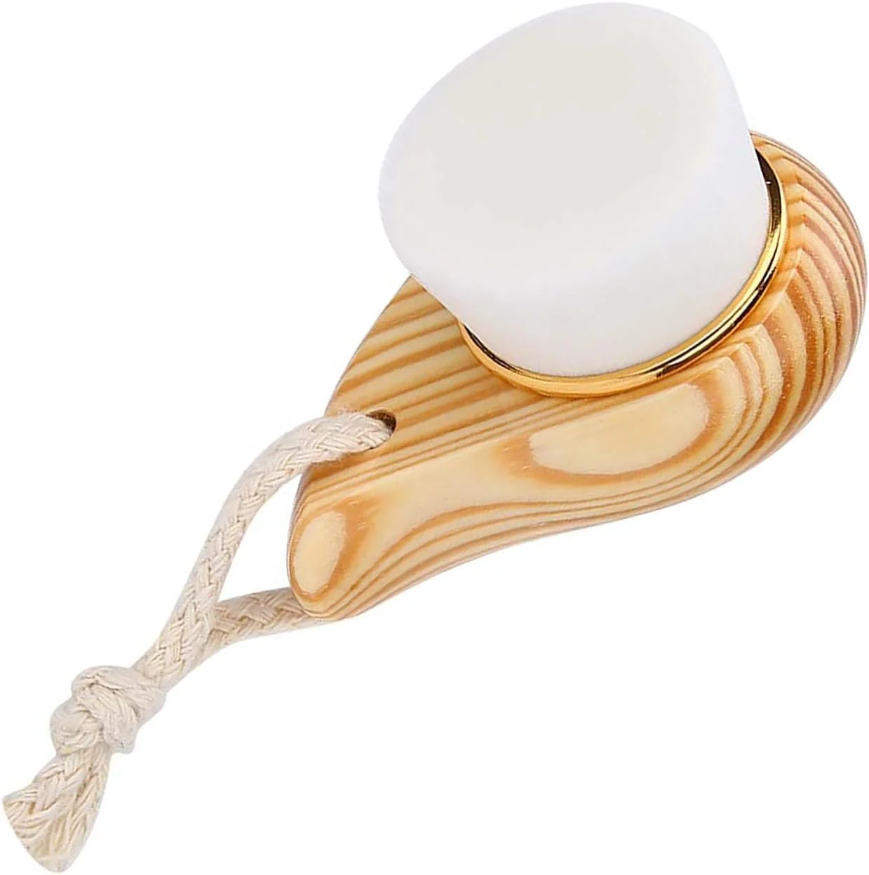 برس شستشوی صورت چوبی، برس صورت، برس پاک کننده صورت با دسته چوبی، برس نرم دستی، برس پاک کننده صورت، برس منافذ، برس صورت برای شستشوی منافذ، لایه برداری و ماساژ