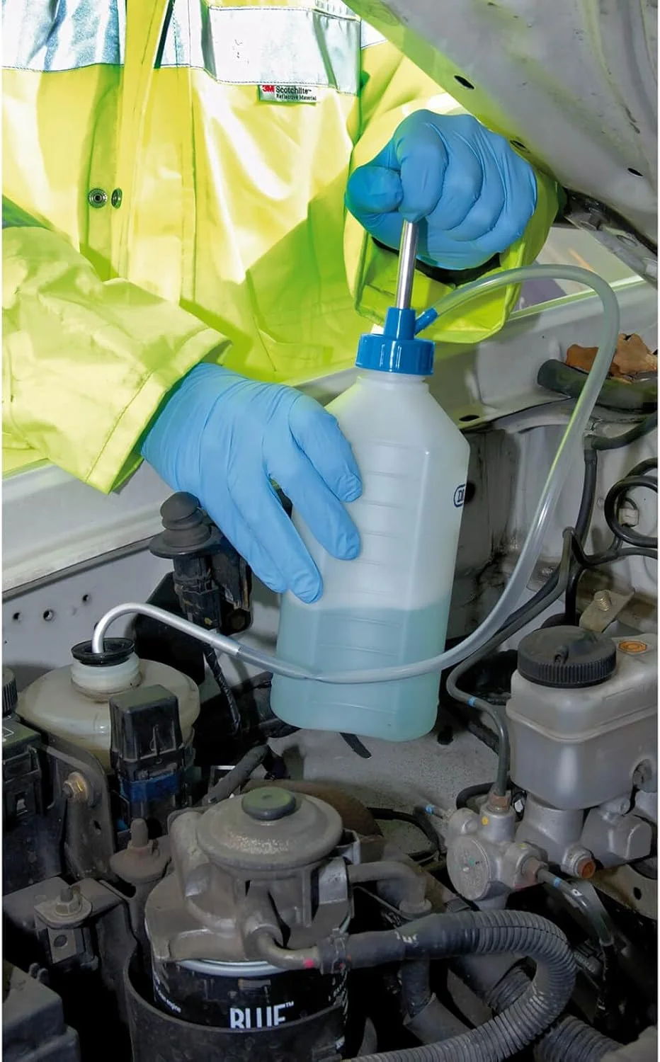 پمپ مایع چند منظوره قابل حمل دراپر | پمپ روغن موتور 1 لیتری | پمپ تخلیه روغن ترمز | 23242