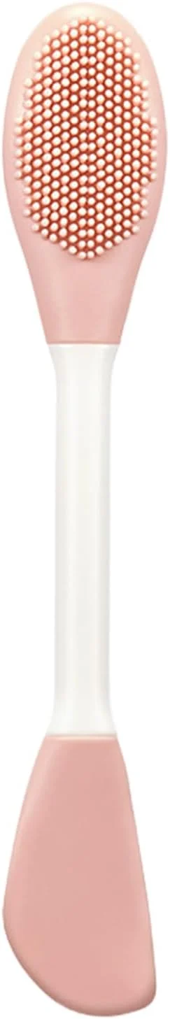 براش سیلیکونی صورت، اپلیکاتور دو طرفه اسکرابر گِل صورت - ابزار اپلیکاتور صورت با دسته ارگونومیک، لوازم جانبی زیبایی برای پاکسازی عمیق، مناسب سفر، دوش و سالن حرفه ای