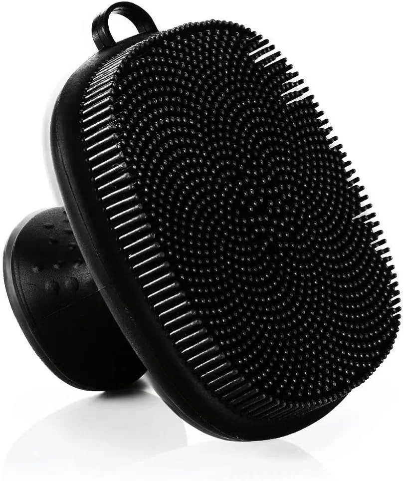 برس اسکراب سیلیکونی صورت، برس شستشوی ملایم صورت برای زنان و مردان، برس لایه بردار و پاک کننده دستی صورت