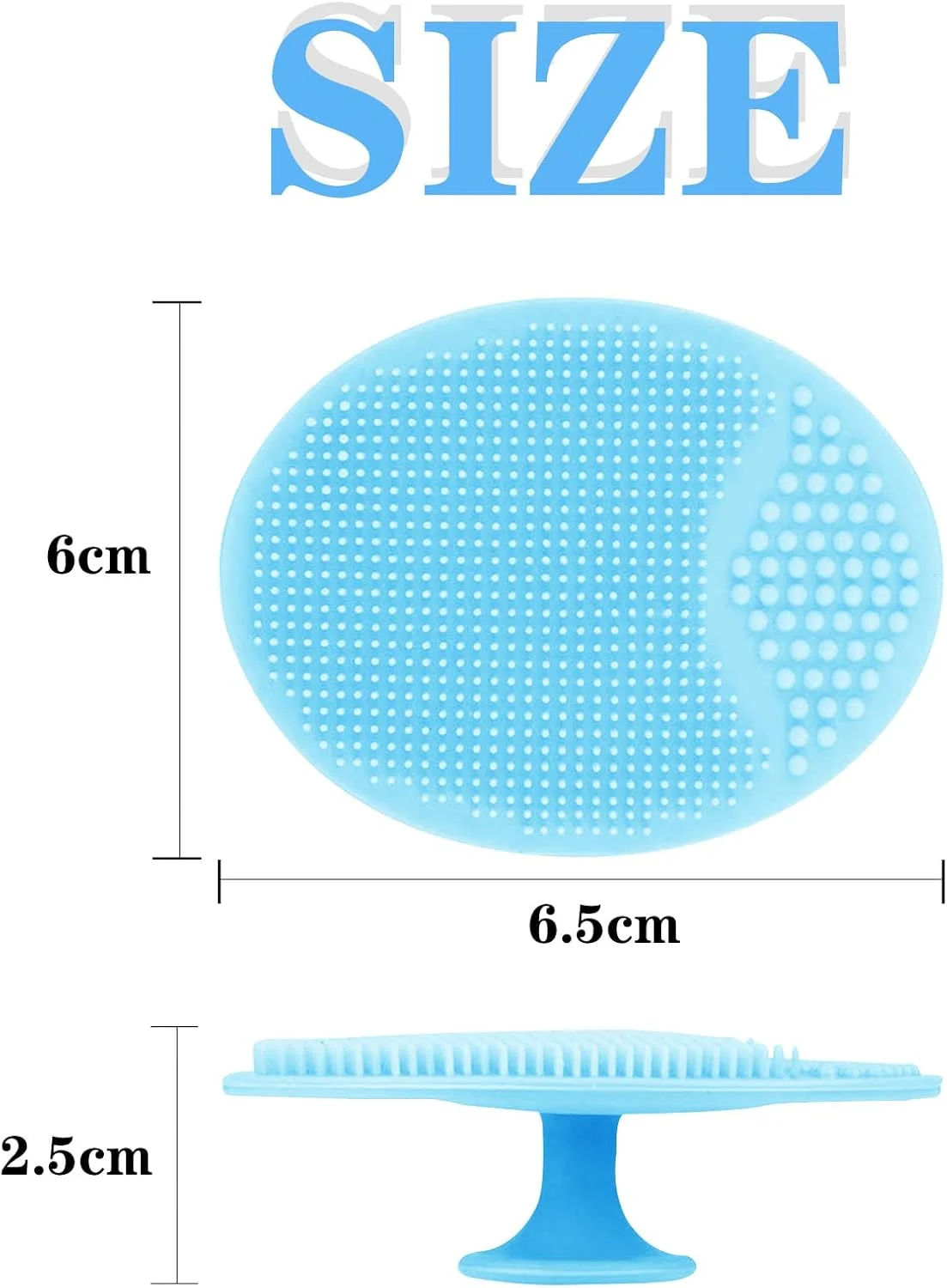 پد سیلیکونی اسکراب صورت، برس لایه بردار - پد برس پاک کننده صورت، بسته 3 عددی، اسکراب لایه بردار برای از بین بردن جوش های سرسیاه - منحصر به فرد برای دختر، خواهر، بهترین دوست، زنان (بسته 3 عددی، رنگ های مختلف)