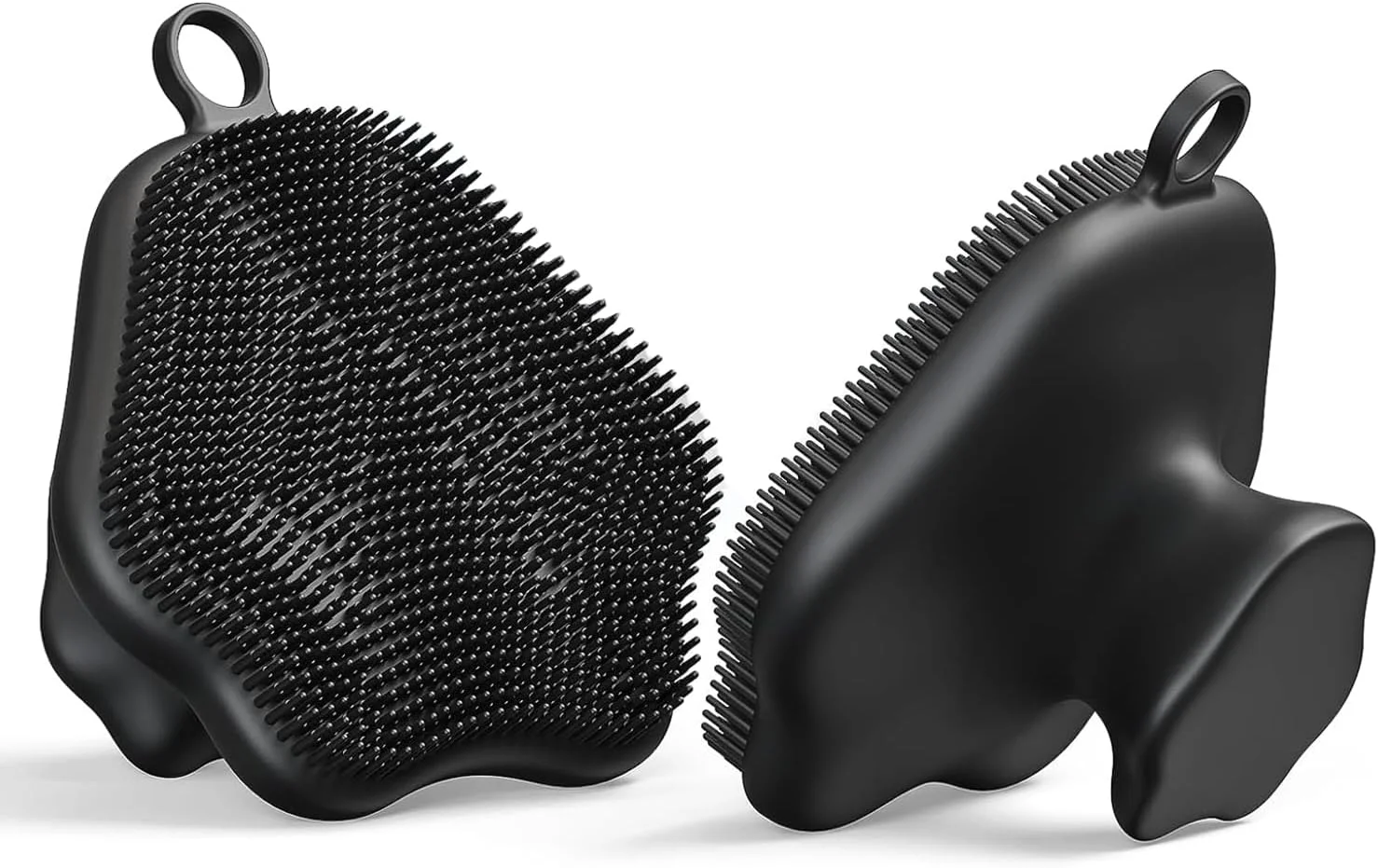 فیس اسکرابر سیلیکونی - فیس اسکرابر لایه بردار برای زنان و مردان، برس پاک کننده ملایم صورت، پد جوش سر سیاه، آکنه، منافذ باز، کلاه گهواره، برس شستشوی دستی نرم صورت برای مراقبت عمیق از پوست