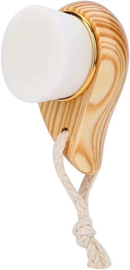 شانریا برس صورت، برس پاک کننده صورت، برس پاکسازی منافذ با دسته چوبی، پاک کننده جوش سر سیاه صورت برای آقایان