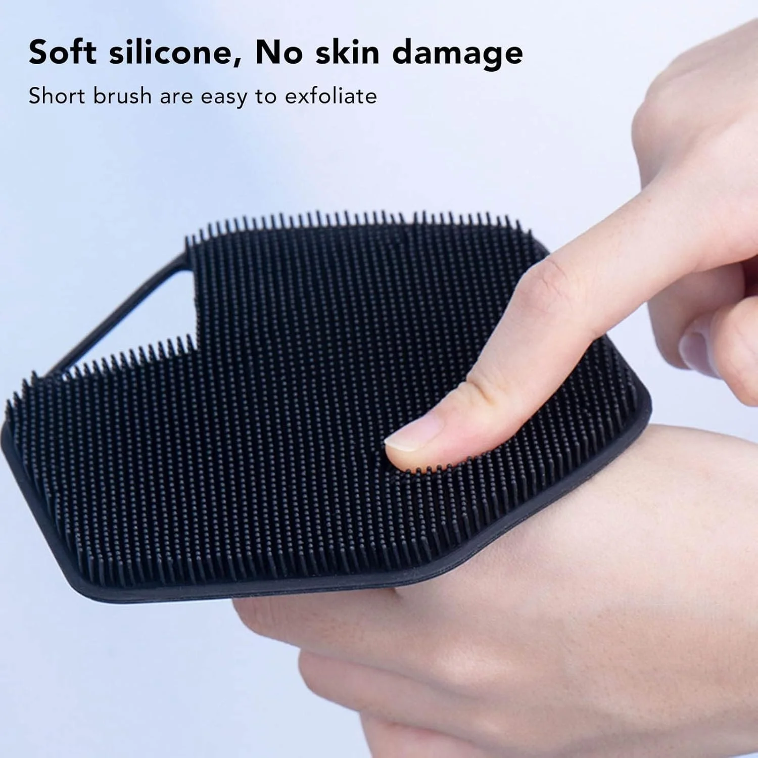 لیف سیلیکونی بدن، همراه با قلاب، برس پاک کننده صورت، برس شستشوی صورت، لیف سیلیکونی ممتاز برای تغذیه، تمیز کردن و لایه برداری پوست شما.