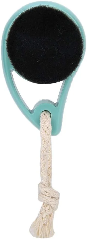 برس پاک کننده صورت، برس پاک کننده صورت قابل حمل با الیاف زغال بامبو، برس ماساژ پاک کننده منافذ برای پاکسازی عمیق و لایه برداری ملایم