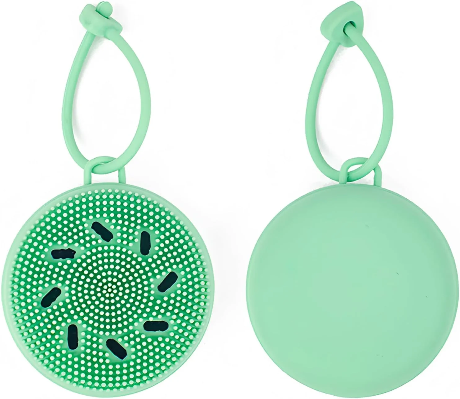 فیس اسکرابر، برس پاک کننده صورت سیلیکونی برای آقایان و بانوان، برس لایه بردار مراقبت از پوست صورت، موهای فوق العاده ظریف برای پوست های حساس، تمیز کردن آسان و کف کردن خوب (سبز)