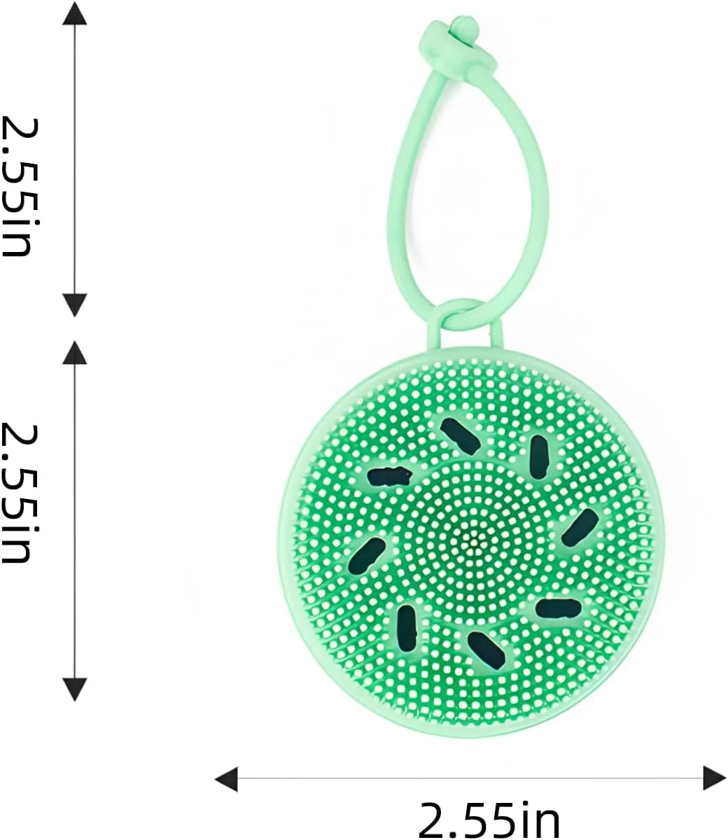 فیس اسکرابر، برس پاک کننده صورت سیلیکونی برای آقایان و بانوان، برس لایه بردار مراقبت از پوست صورت، موهای فوق العاده ظریف برای پوست های حساس، تمیز کردن آسان و کف کردن خوب (سبز)